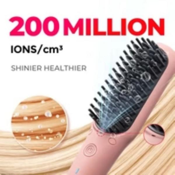 TYMO Beauty Ionic Mini Hair Straightening Brush + Anti-Dandruff Shampoo #3