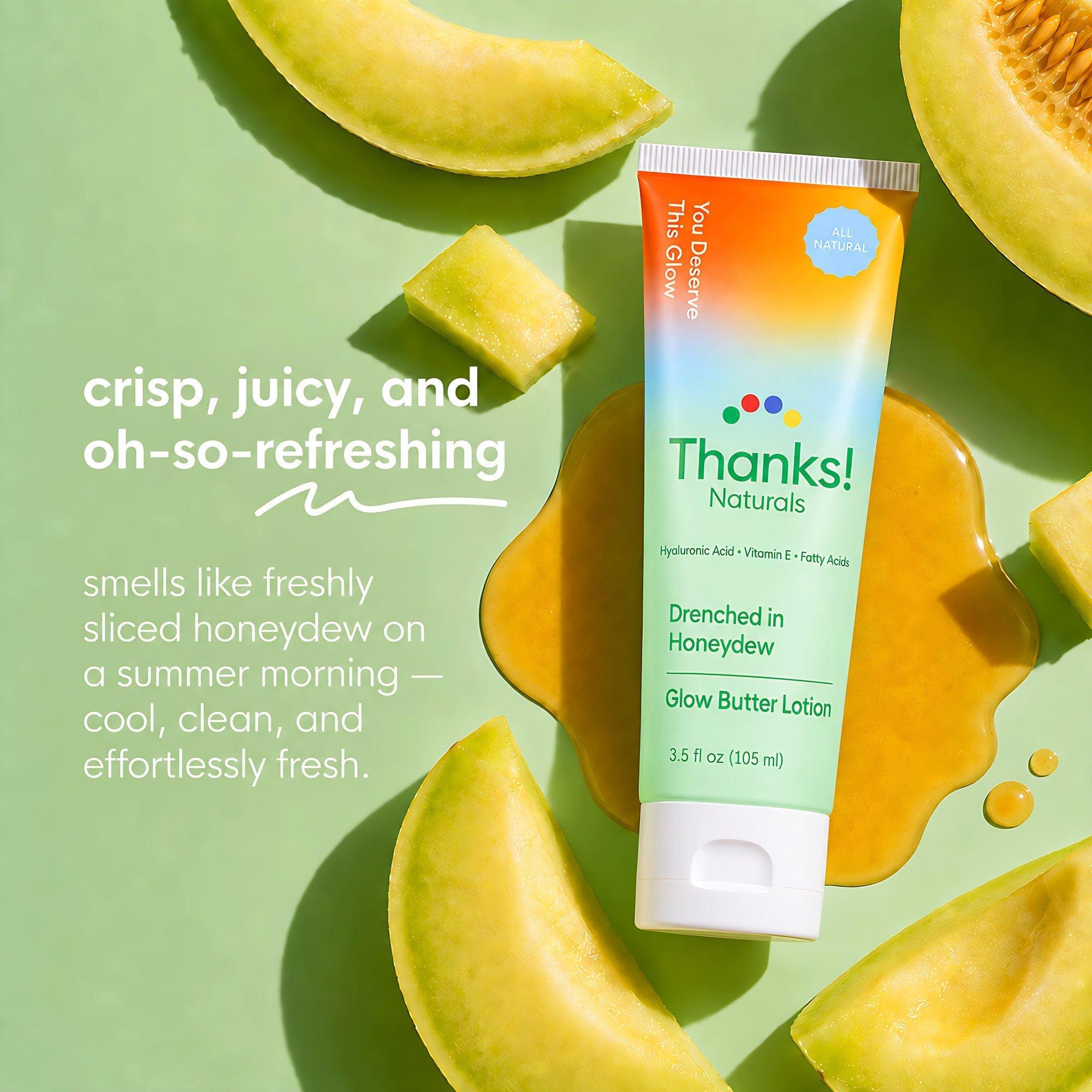 Thanks! Naturals Drenched in Honeydew Glow Butter Body Lotion — фото 5