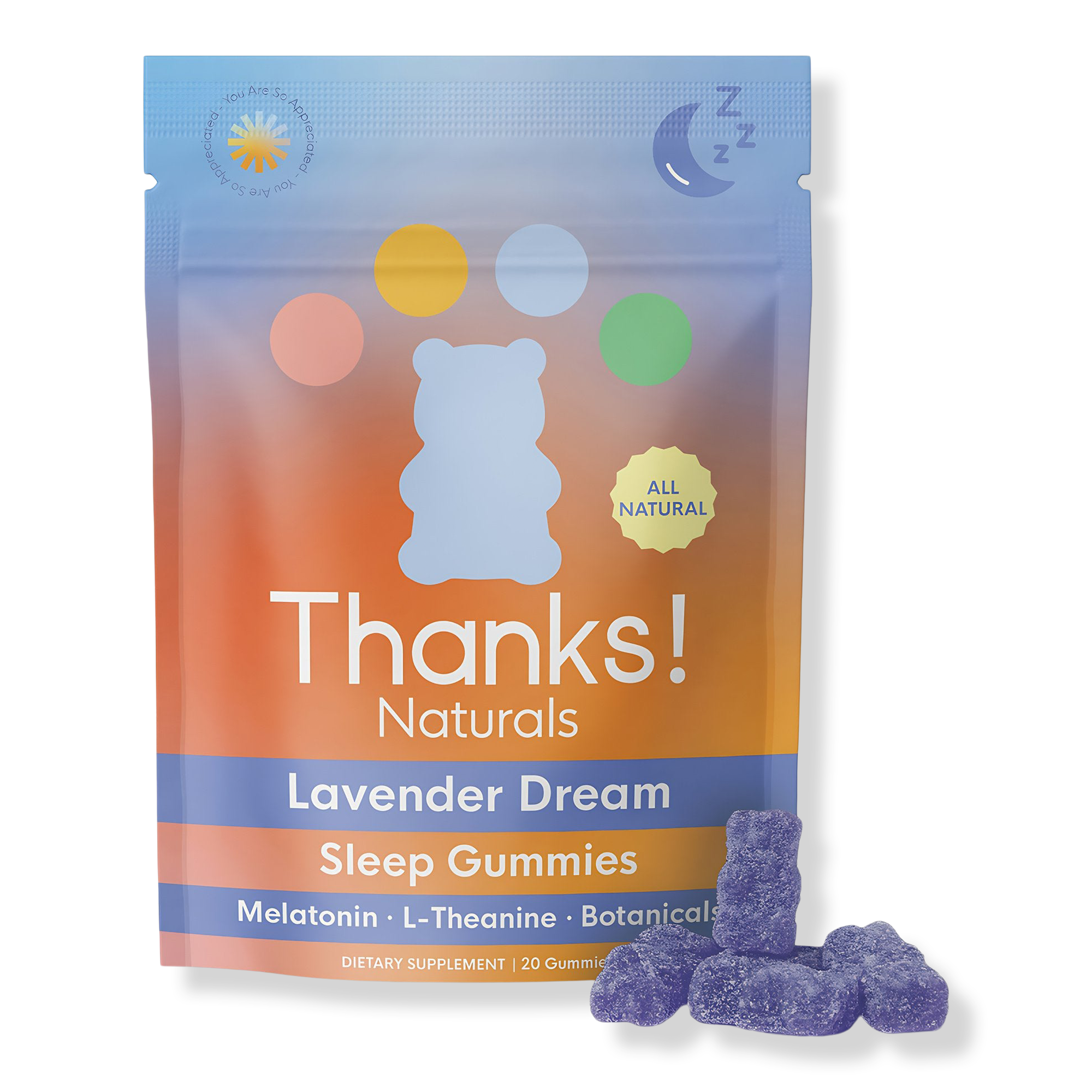 Thanks! Naturals Lavender Dream Sleep Gummies #1