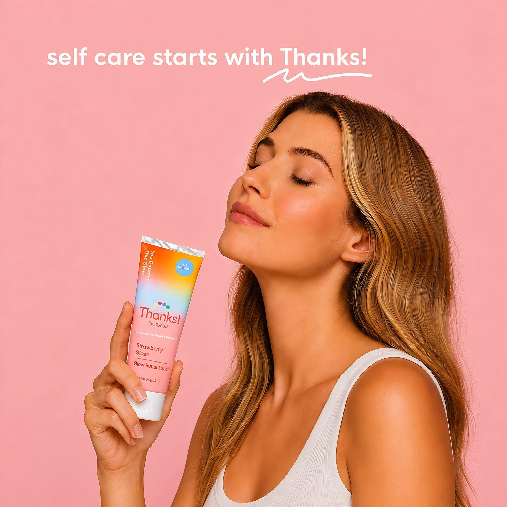 Thanks! Naturals Strawberry Glaze Glow Butter Body Lotion — фото 7