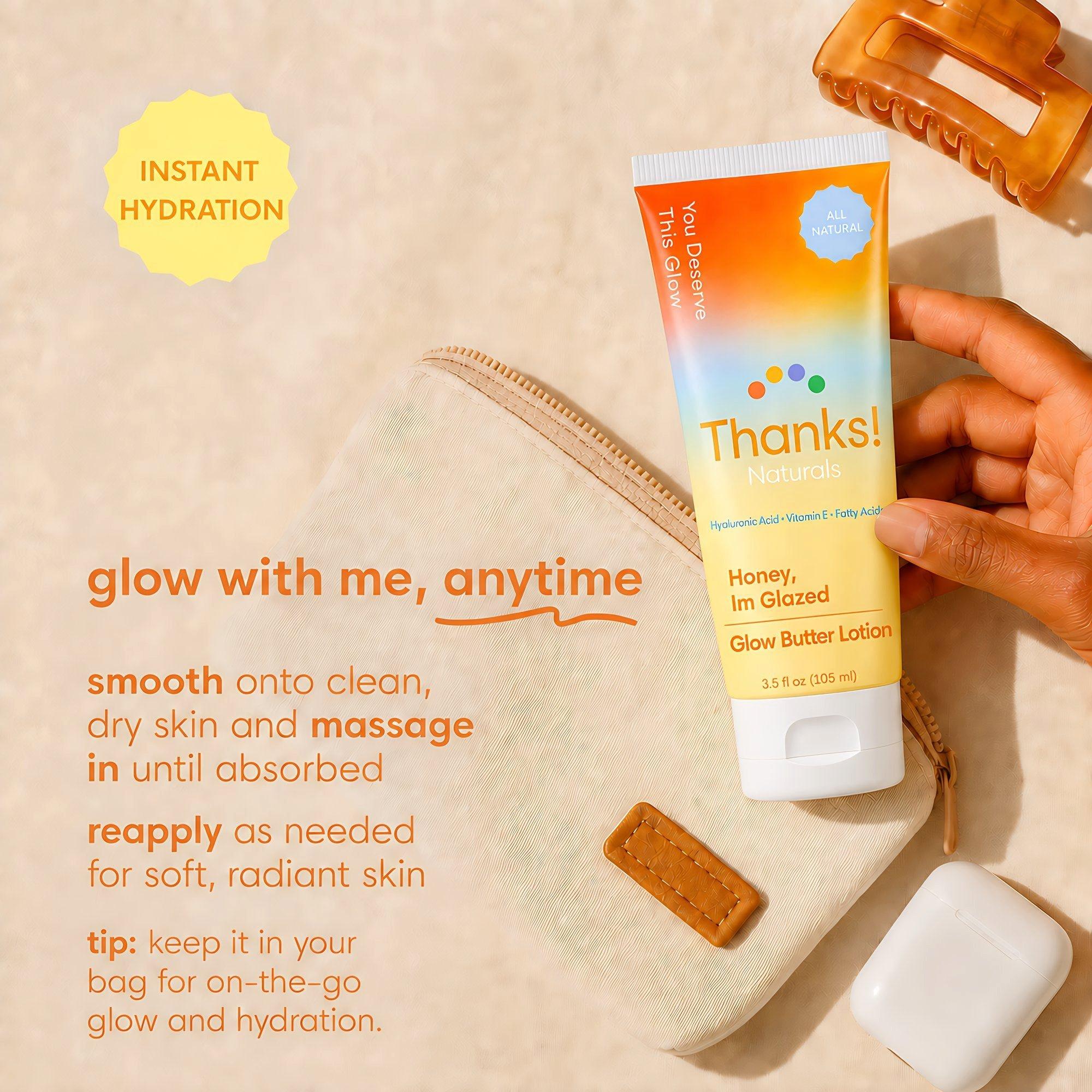 Thanks! Naturals Honey, I'm Glazed Glow Butter Body Lotion — фото 8