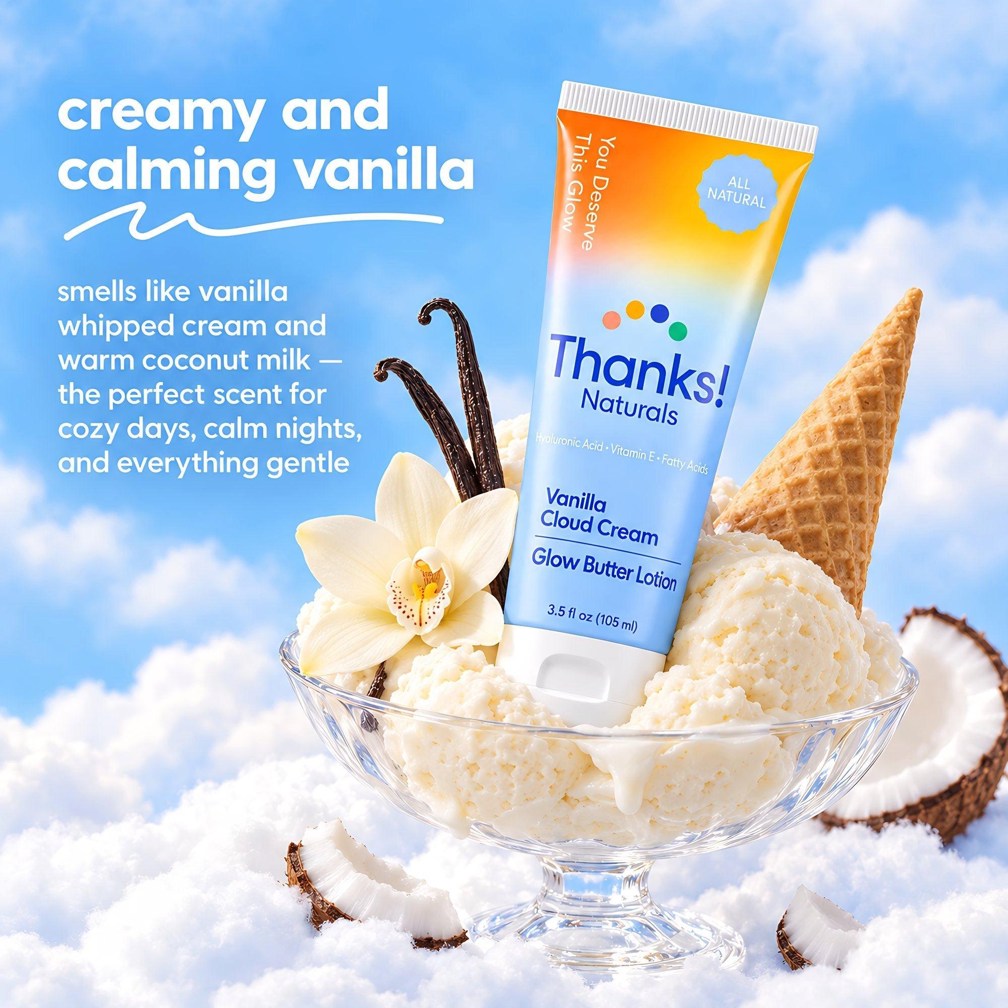 Thanks! Naturals Vanilla Cloud Glow Butter Body Lotion — фото 5
