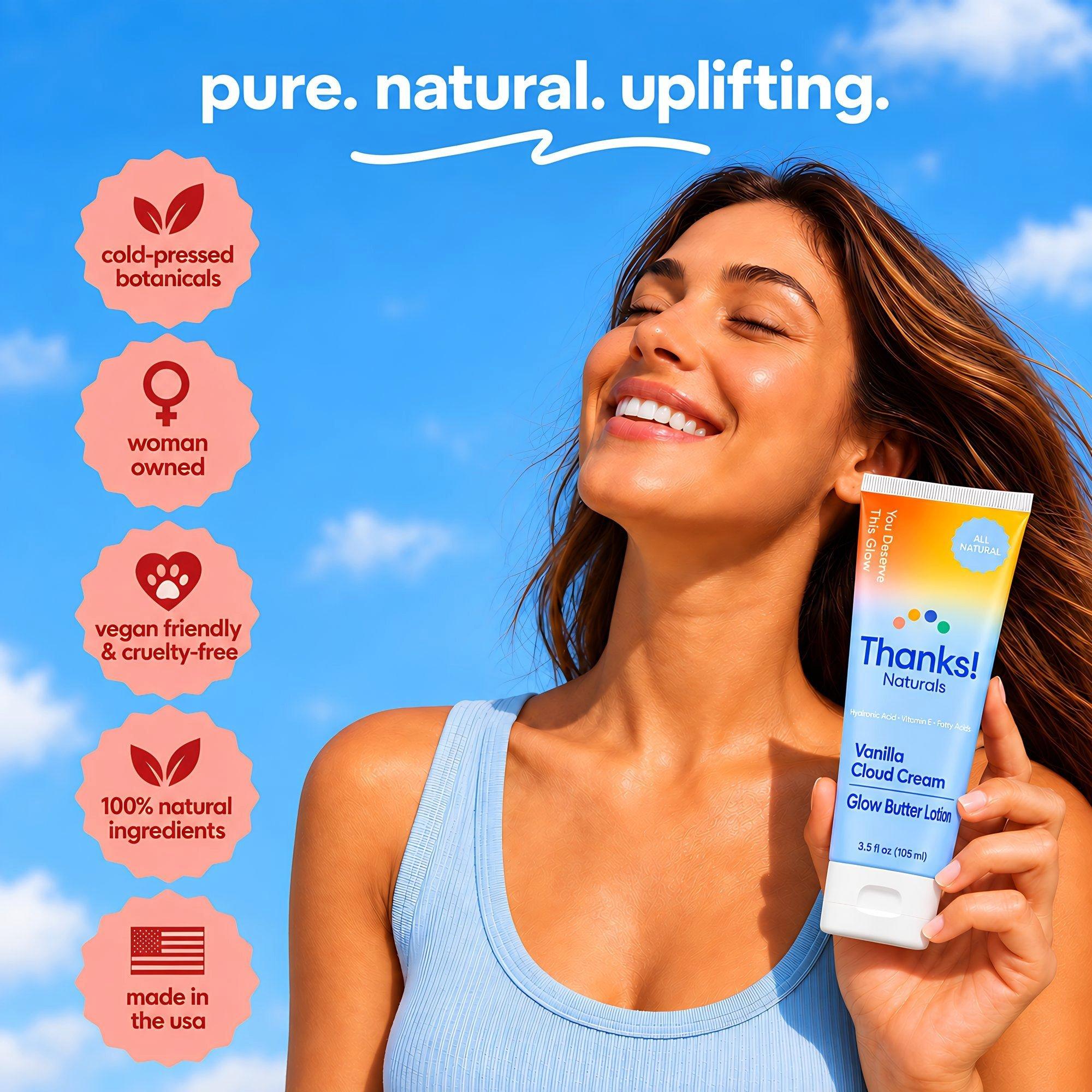 Thanks! Naturals Vanilla Cloud Glow Butter Body Lotion — фото 6