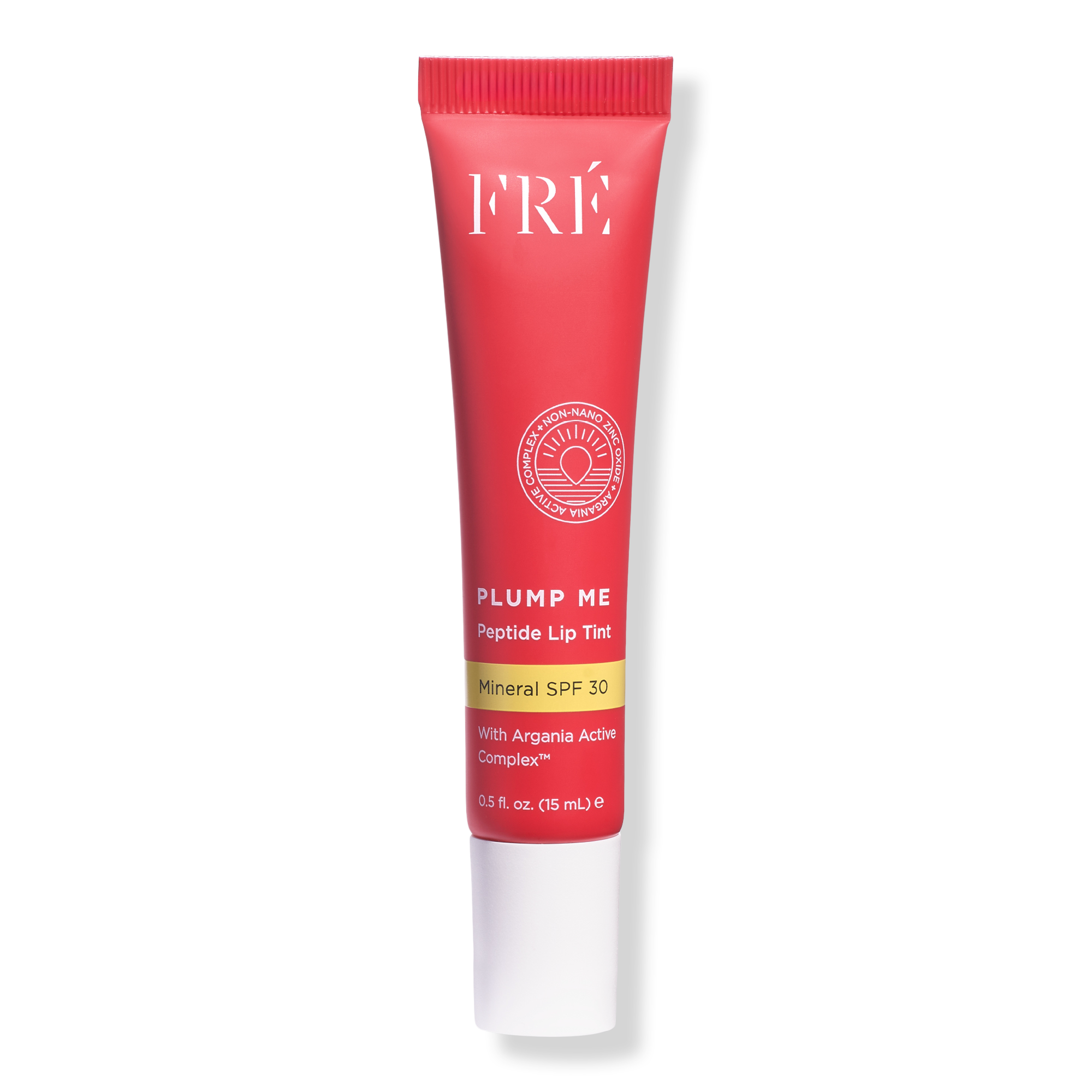 Оттеночный пептидный тинт для губ Fré Skincare Plump Me с минеральным фильтром SPF 30, цвет: Monaco — фото 1