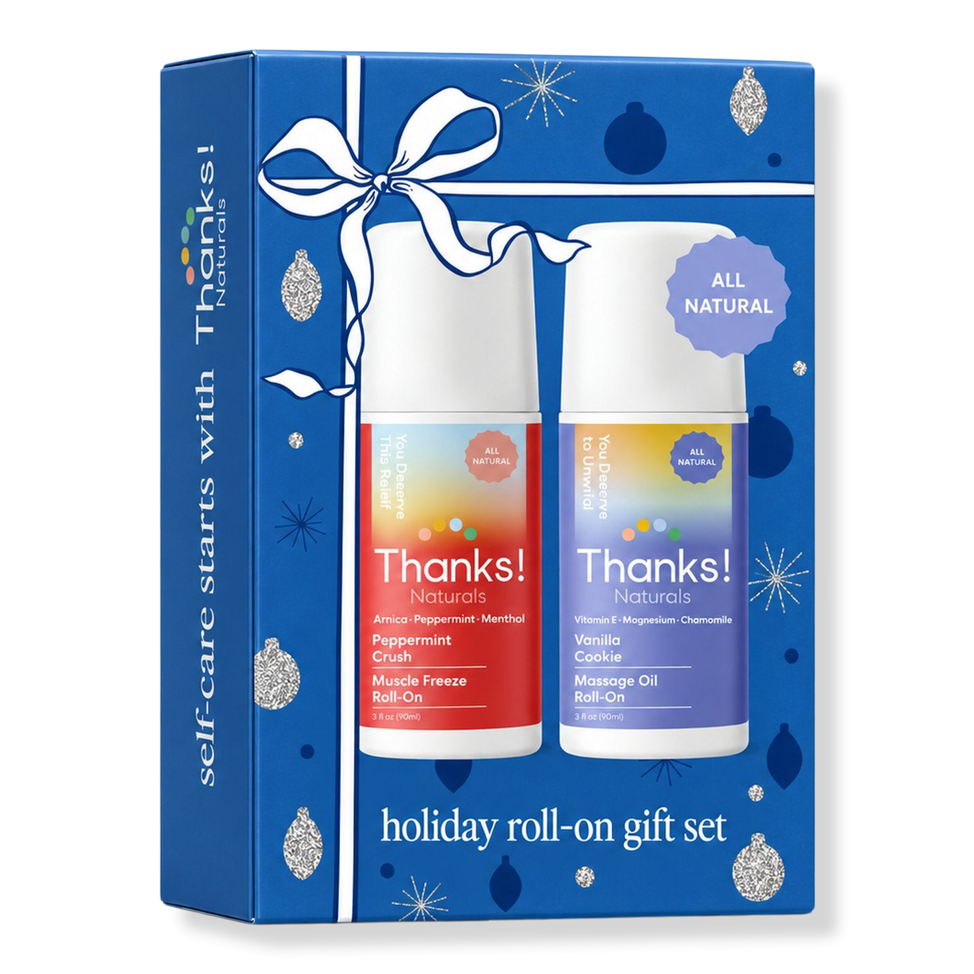 Thanks! Naturals Holiday Roll-On Gift Set #1