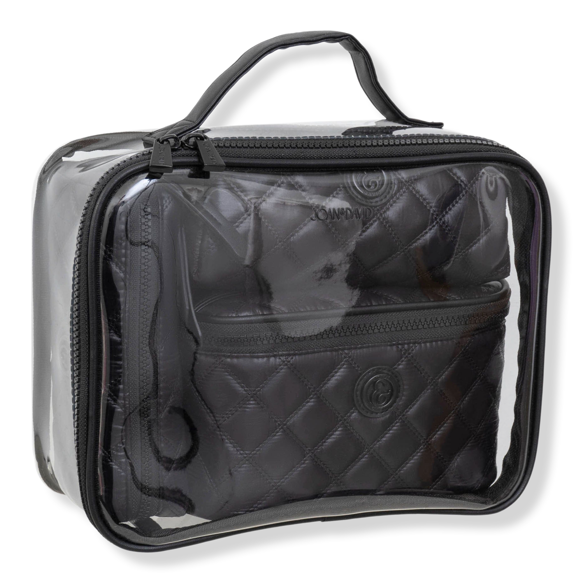 Joan & David The Diamond Quilted Nylon 4 Piece Toiletry Set #1