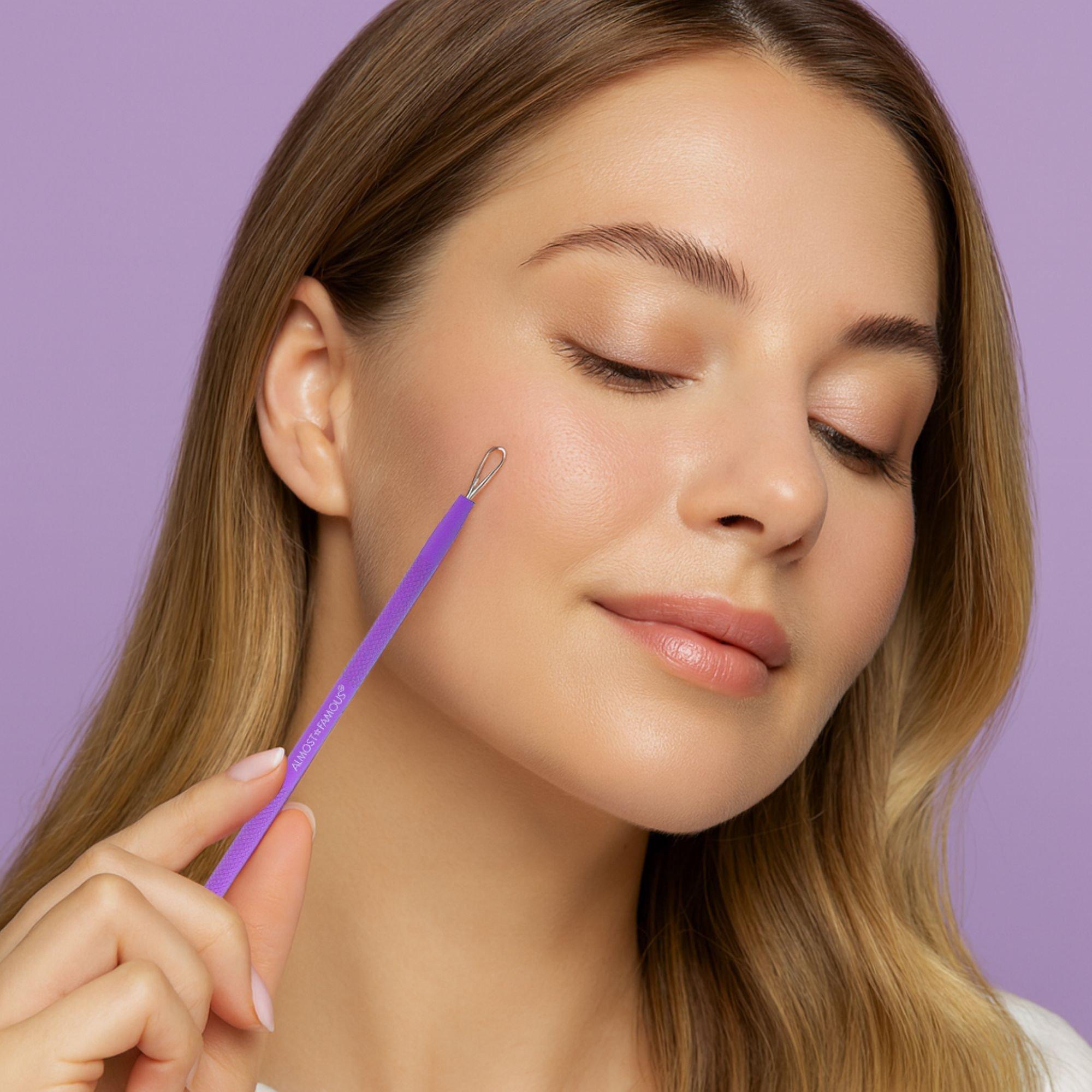 Almost Famous Clear AF Blemish & Blackhead Extractor Tool Set, цвет: Синий — фото 3