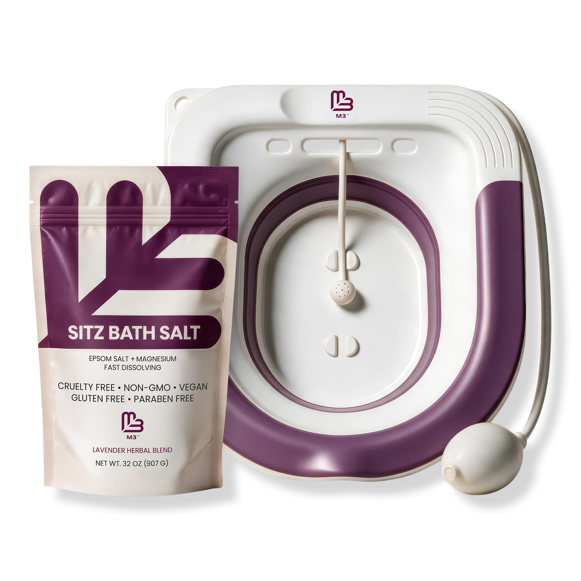 M3 Sitz Bath & Bath Salt Bundle #1
