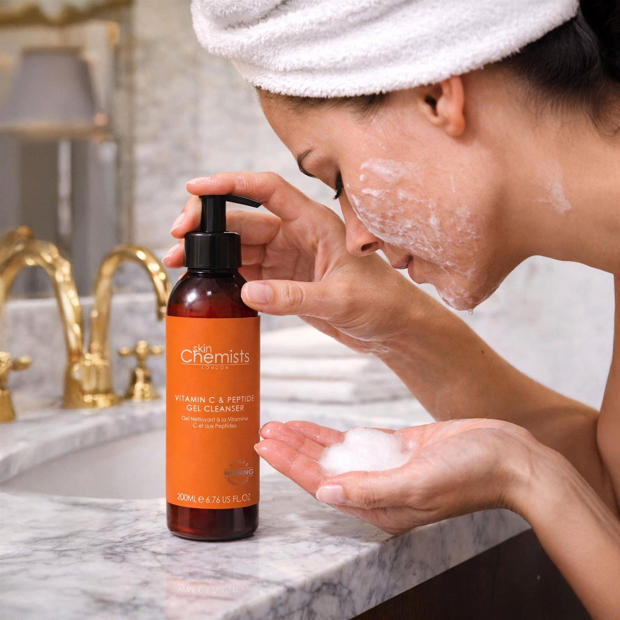skinChemists Vitamin C & Peptide Anti-Aging Gel Cleanser — фото 4