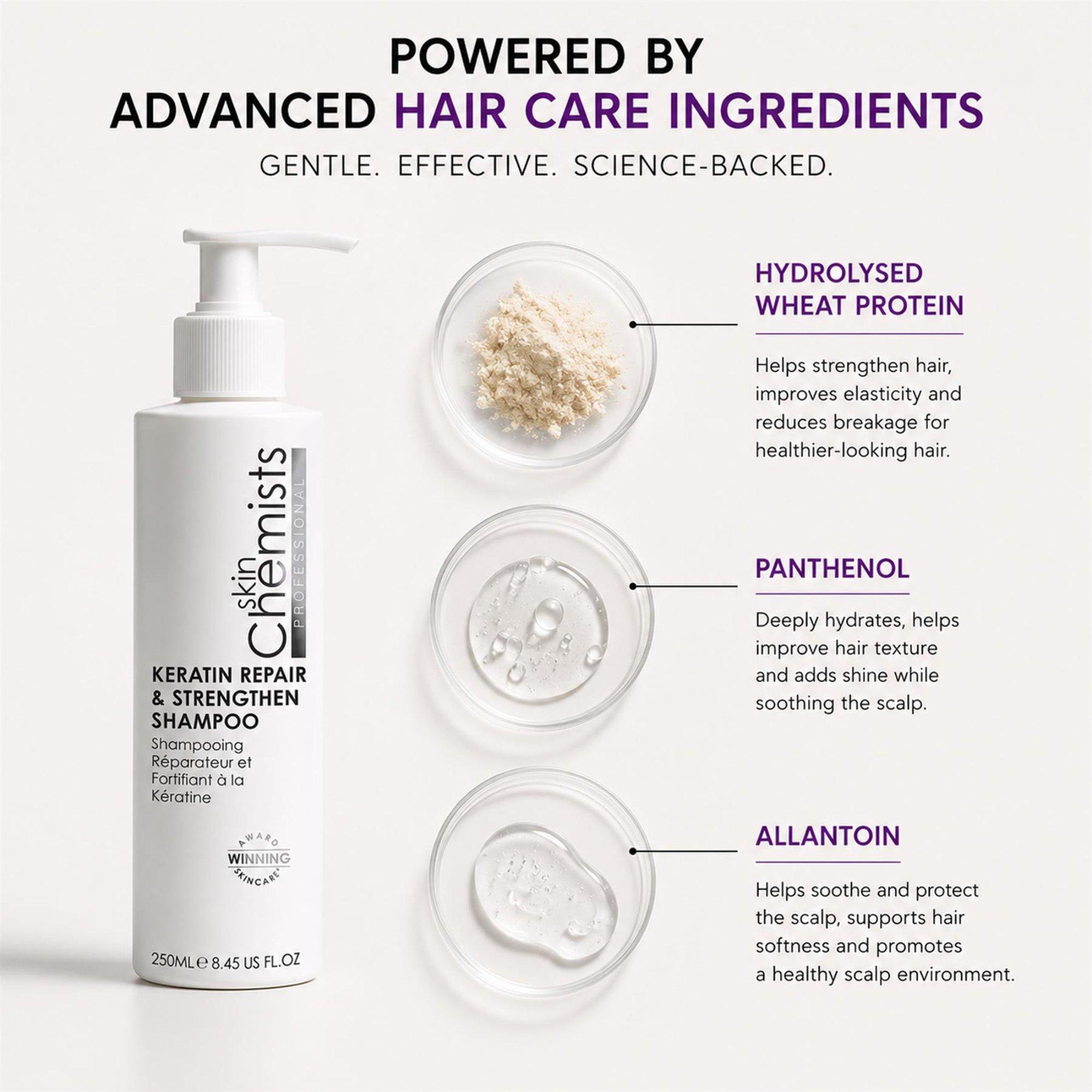 skinChemists Keratin Repair & Strengthen Shampoo — фото 2