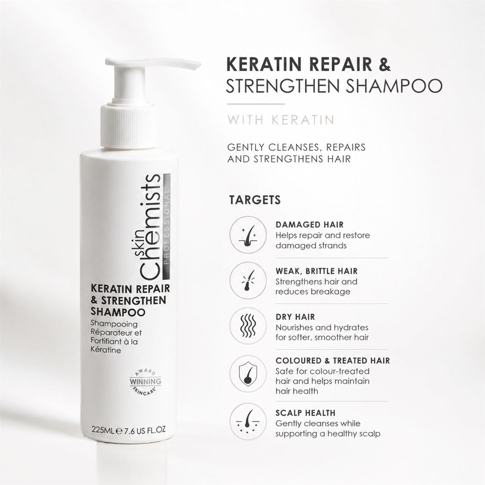 skinChemists Keratin Repair & Strengthen Shampoo — фото 3