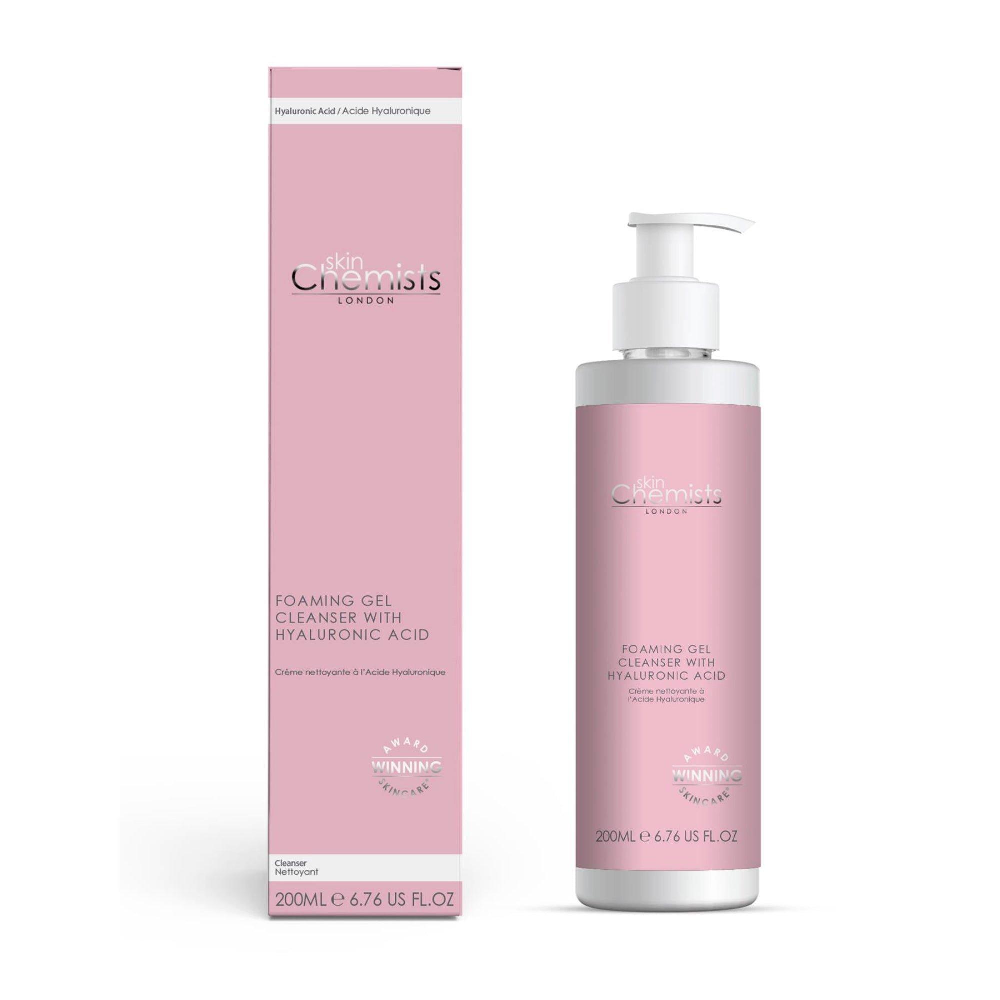 skinChemists Anti-Aging Foaming Gel Cleanser with Hyaluronic Acid — фото 4