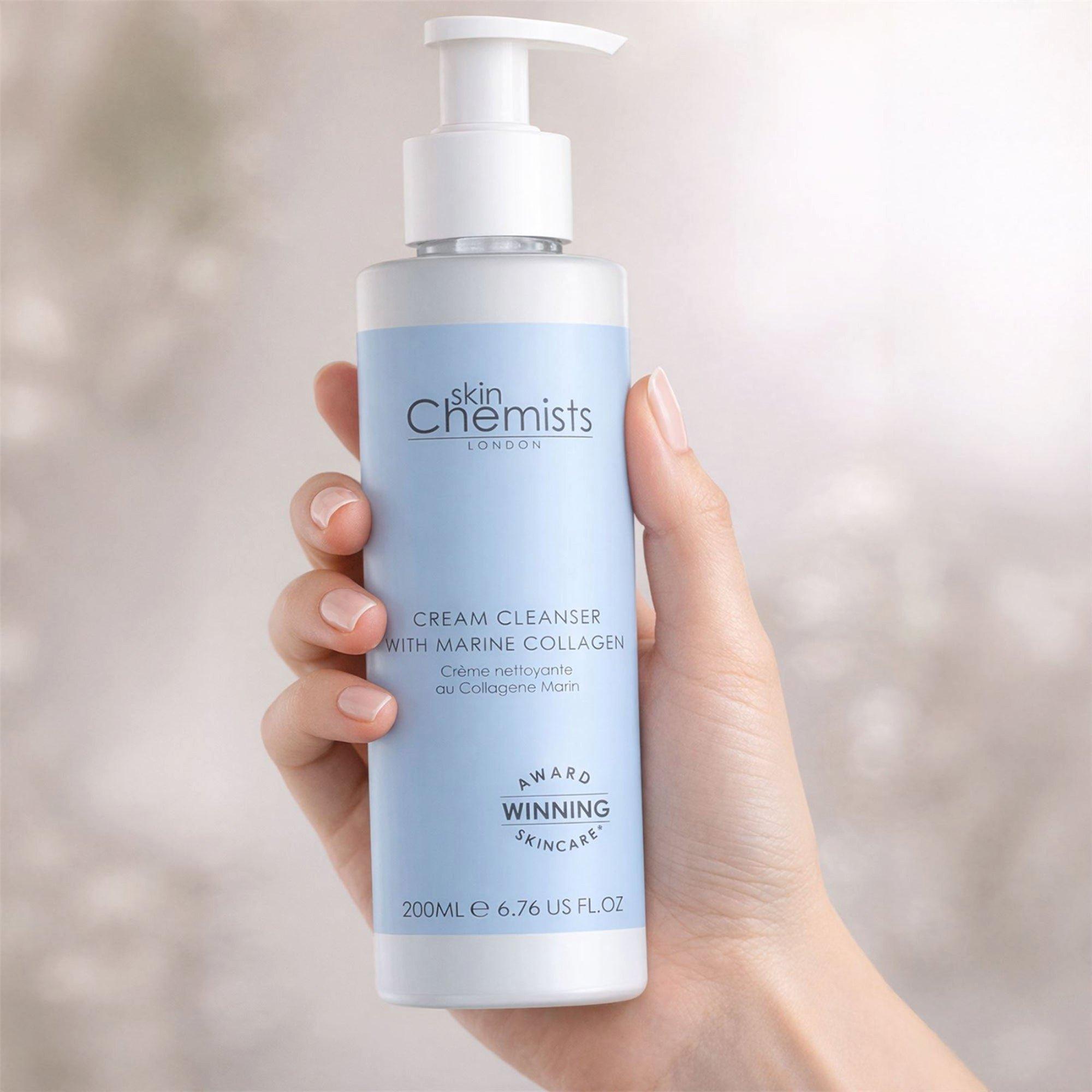 skinChemists Anti-Aging Cream Cleanser with Marine Collagen — фото 2