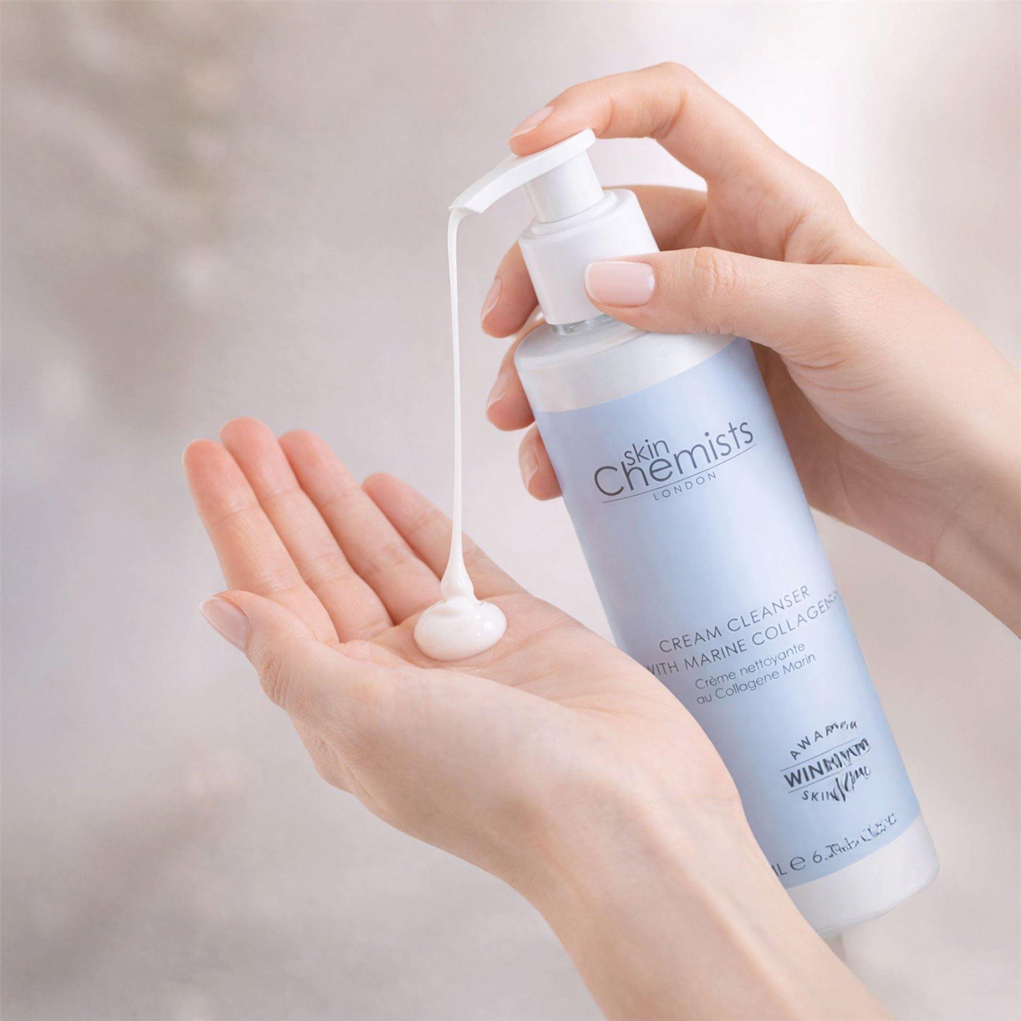 skinChemists Anti-Aging Cream Cleanser with Marine Collagen — фото 3