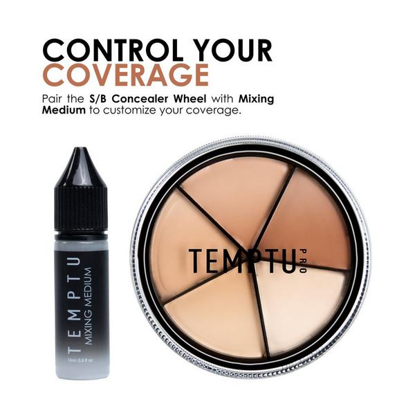 Temptu S/B Concealer Wheel & Mixing Medium Set #5