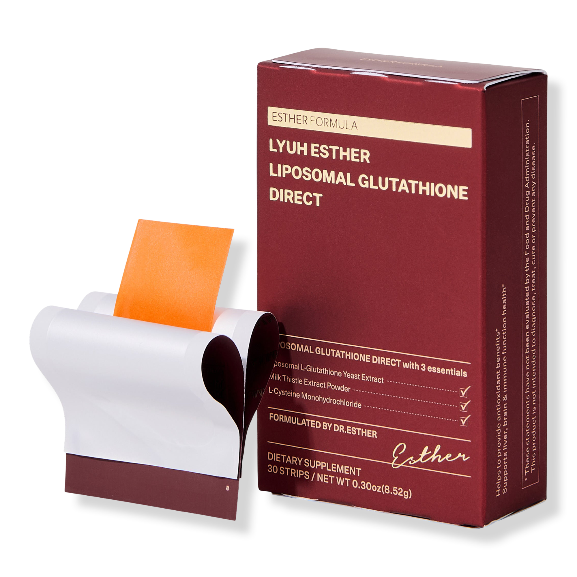 ESTHER FORMULA Liposomal Glutathione Direct Dissolving Oral Strips #1