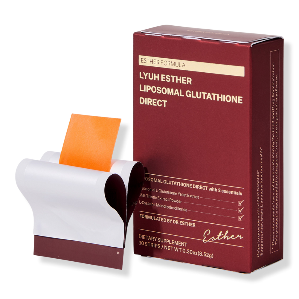 ESTHER FORMULA Liposomal Glutathione Direct Dissolving Oral Strips - 1 Month Supply