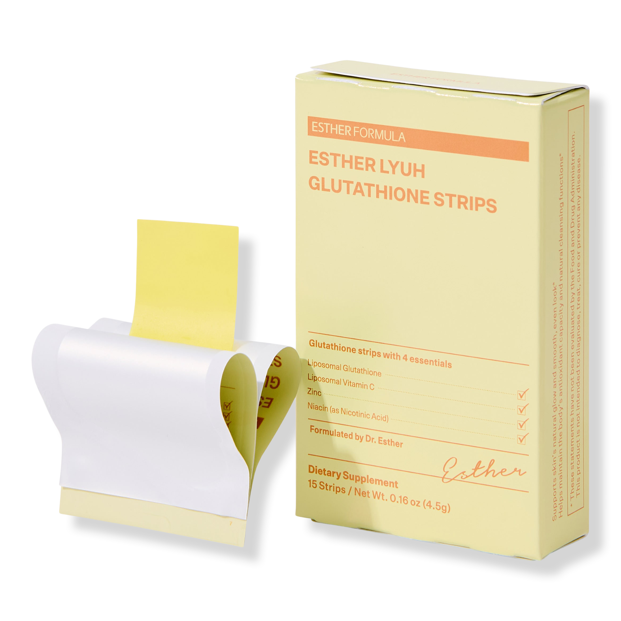 ESTHER FORMULA Glutathione Dissolving Oral Strips #1