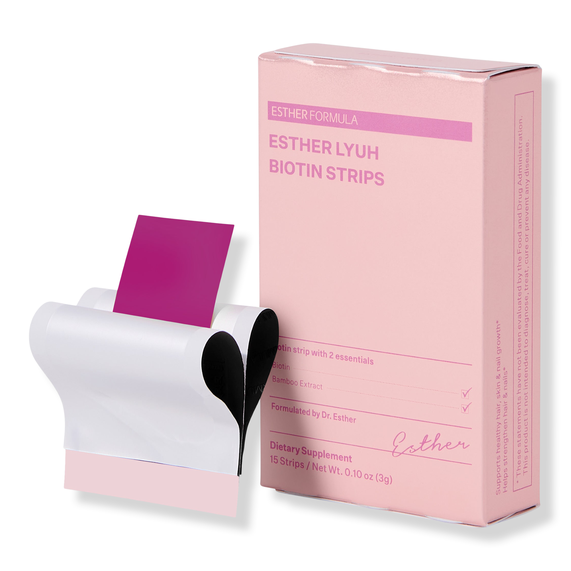 ESTHER FORMULA Biotin Dissolving Oral Strips #1