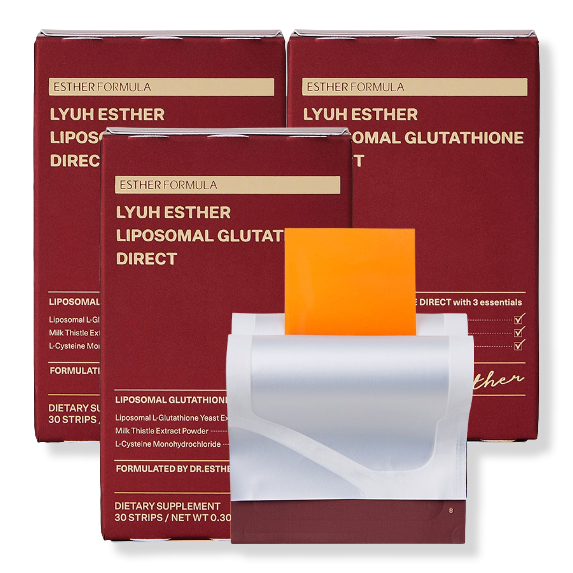 ESTHER FORMULA Liposomal Glutathione Direct Dissolving Oral Strips #1