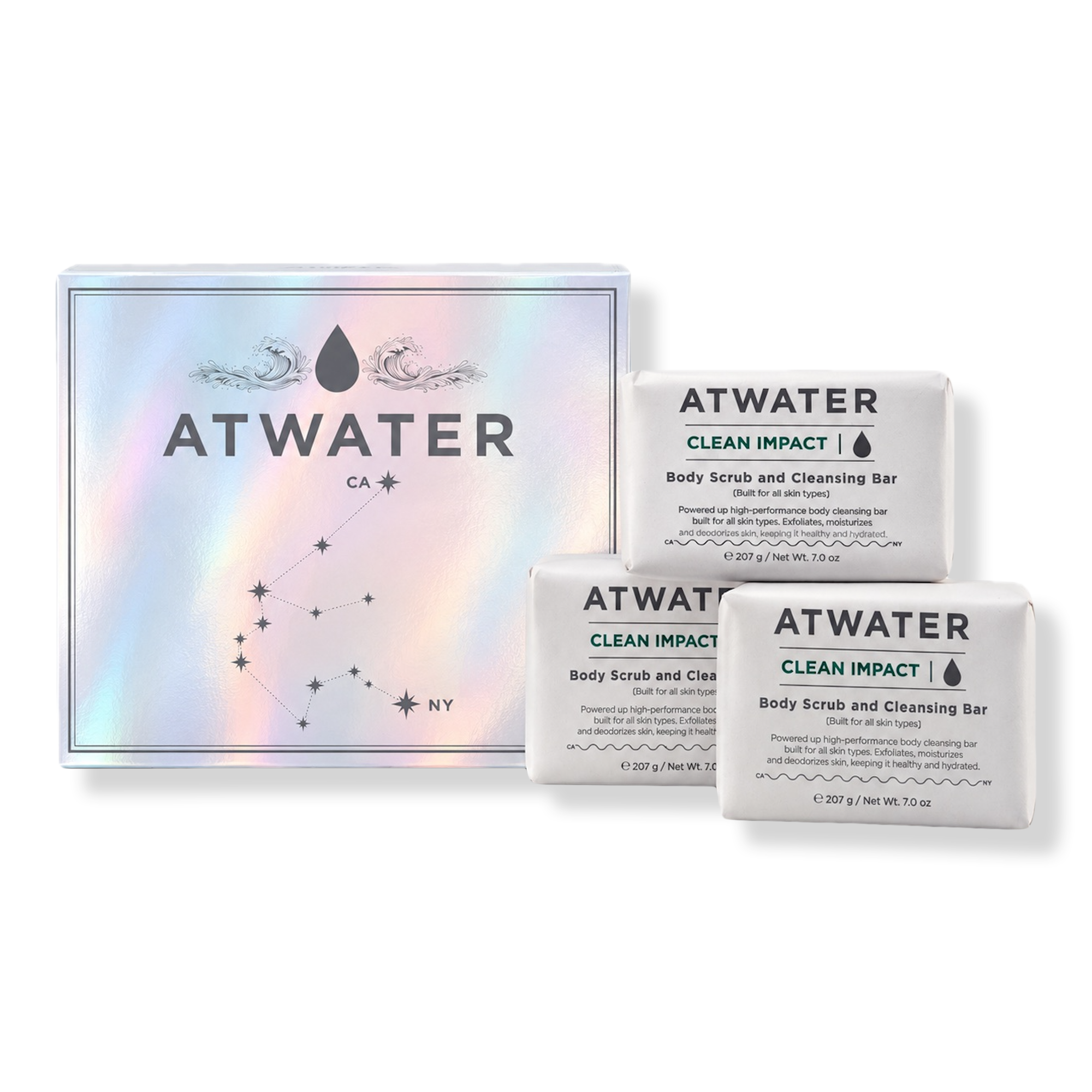 ATWATER The Clean Impact Exfoliationg Set