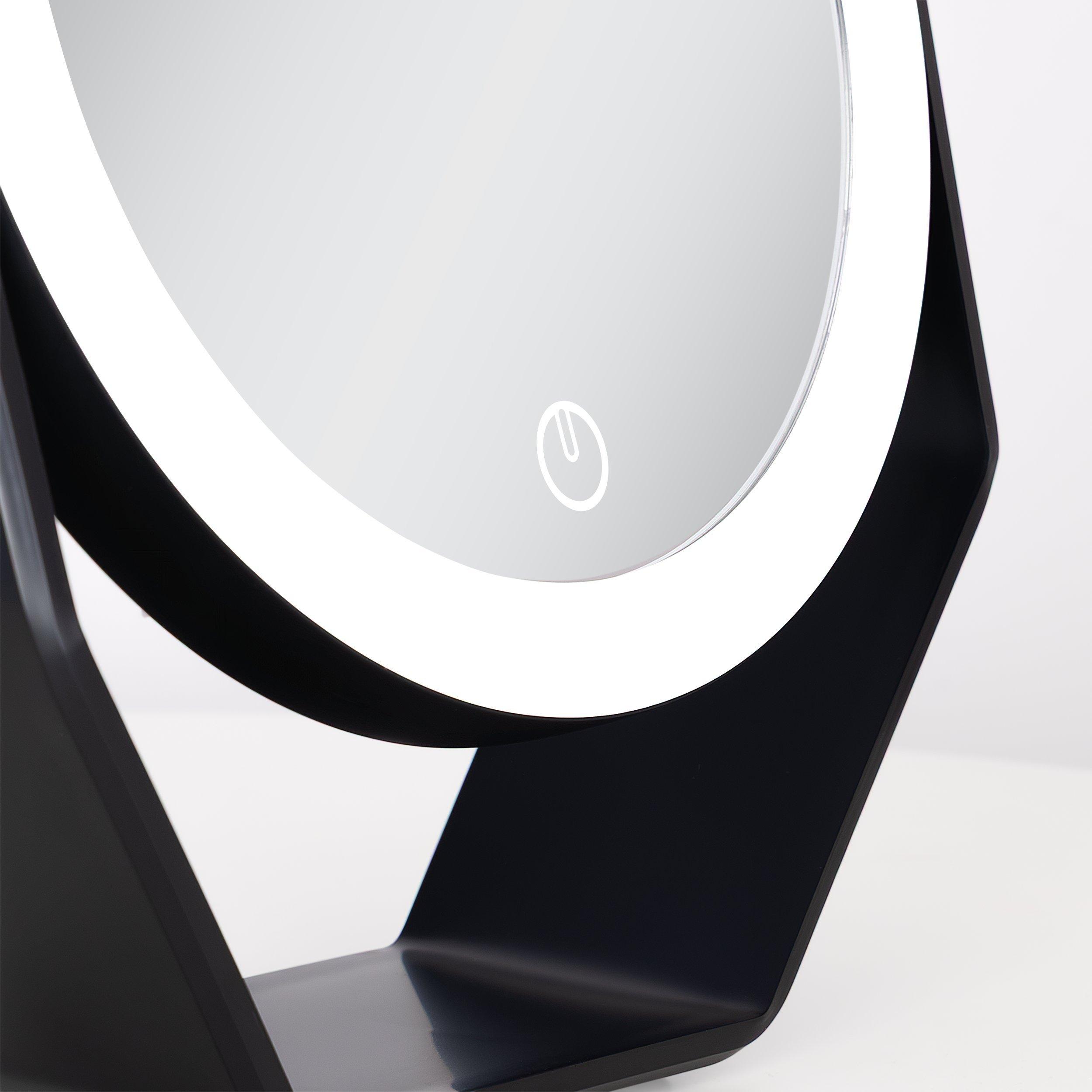 Zadro LED Lighted Makeup Mirror with Magnification, цвет: Чёрный — фото 3