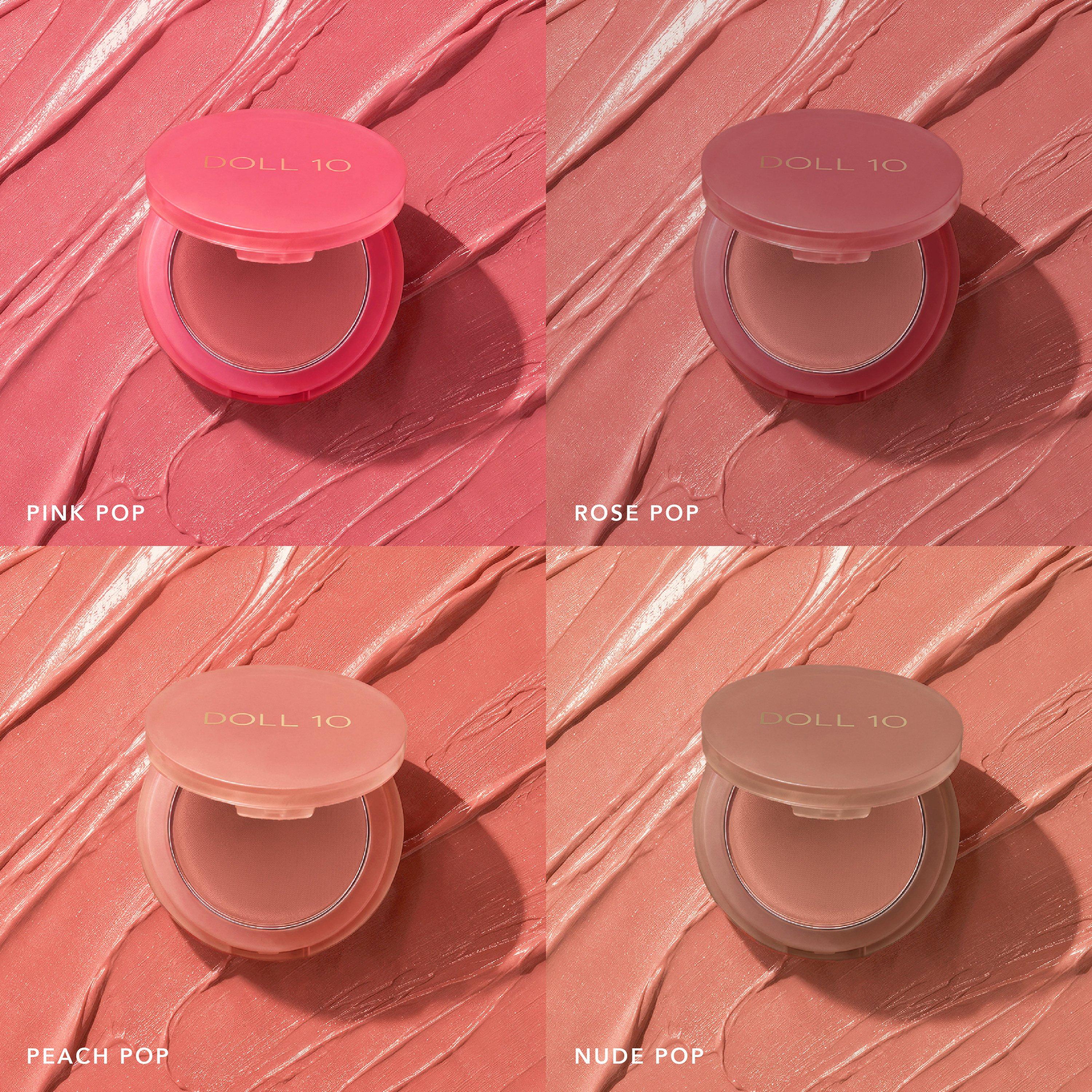 Doll 10 Talk Flirty To Me 4-Piece Peptide Pop Blush — фото 2