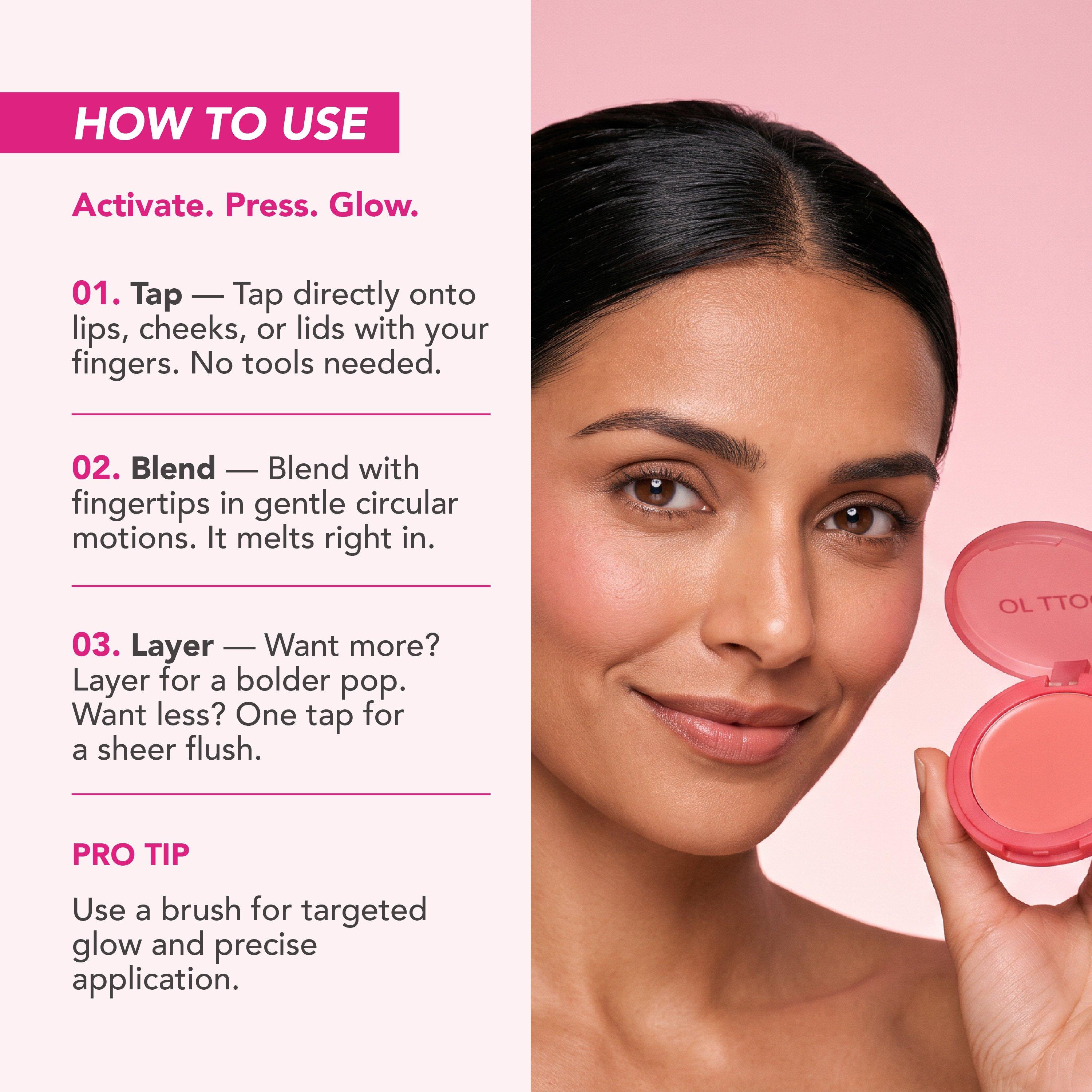 Doll 10 Talk Flirty To Me 4-Piece Peptide Pop Blush — фото 4