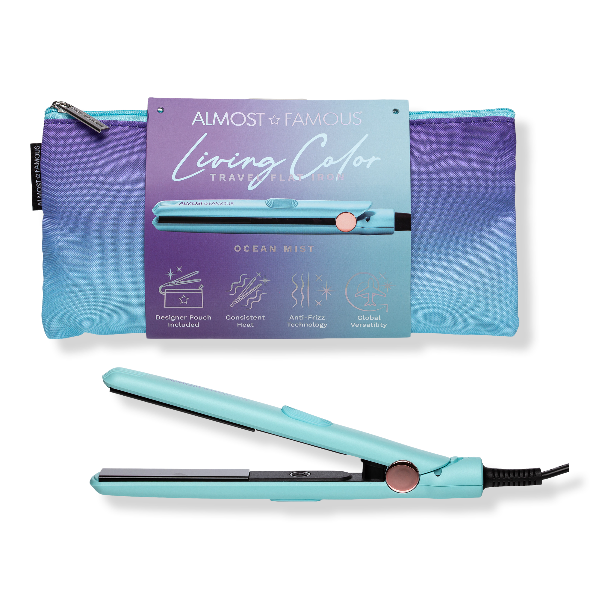 Almost Famous Living Color Mini Travel Flat Iron #1
