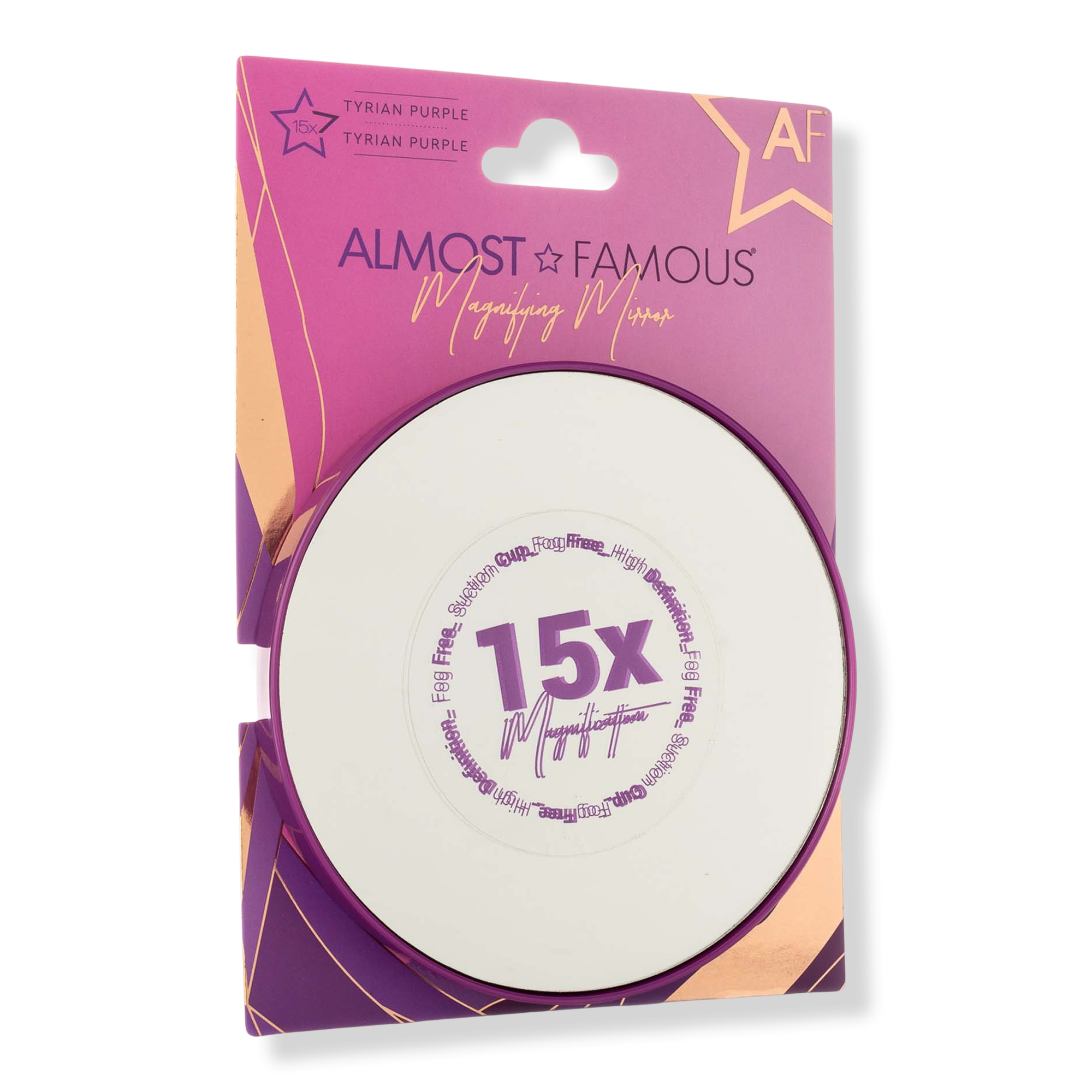 Almost Famous 15X Magnification Vanity Mirror with Suction Lock #1