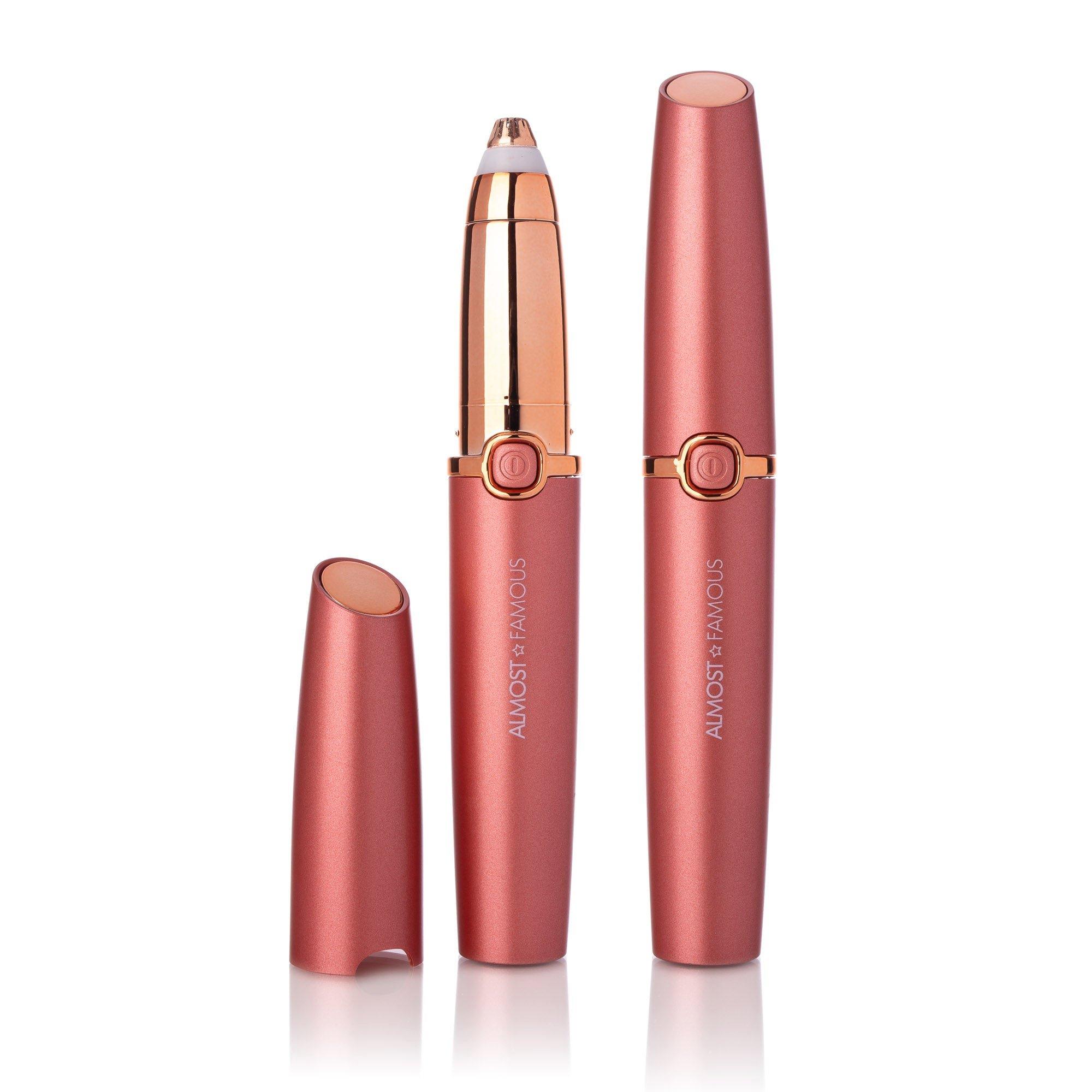 Almost Famous Perfect Brows Eyebrow Trimmer with Precision LED Tip, цвет: Розовый — фото 4