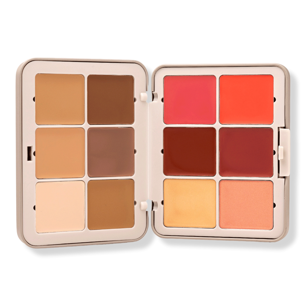 Palladio Beauty Multi Face Palette Foundation Concealer Blush - Light to Medium