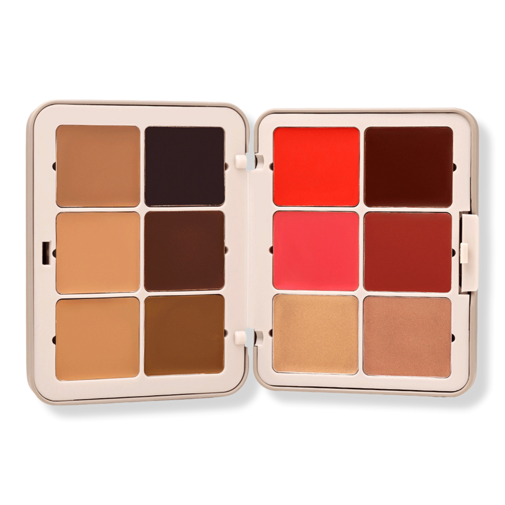 Palladio Beauty Multi Face Palette Foundation Concealer Blush - Tan to Deep