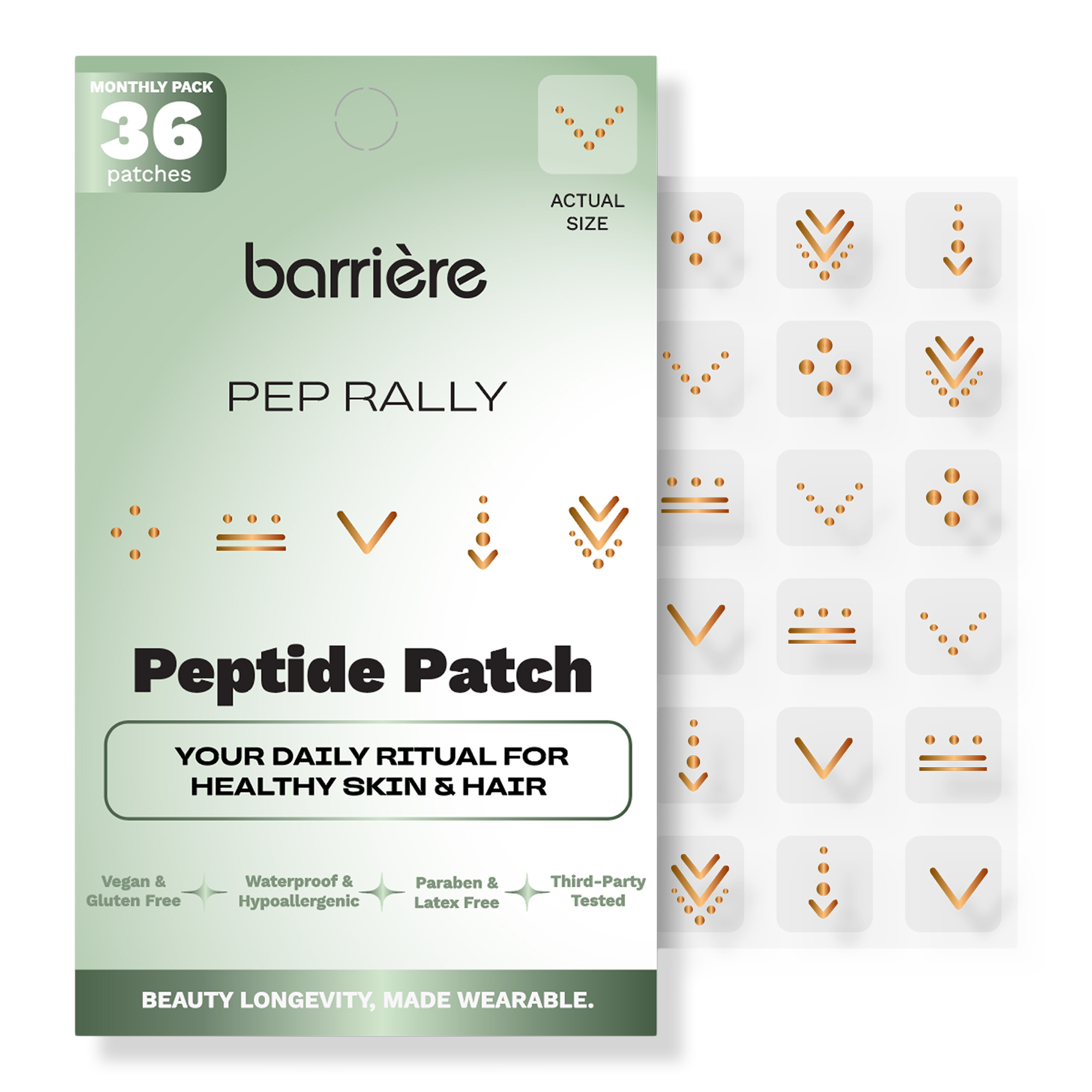 Barrière Pep Rally Peptide Patch #1