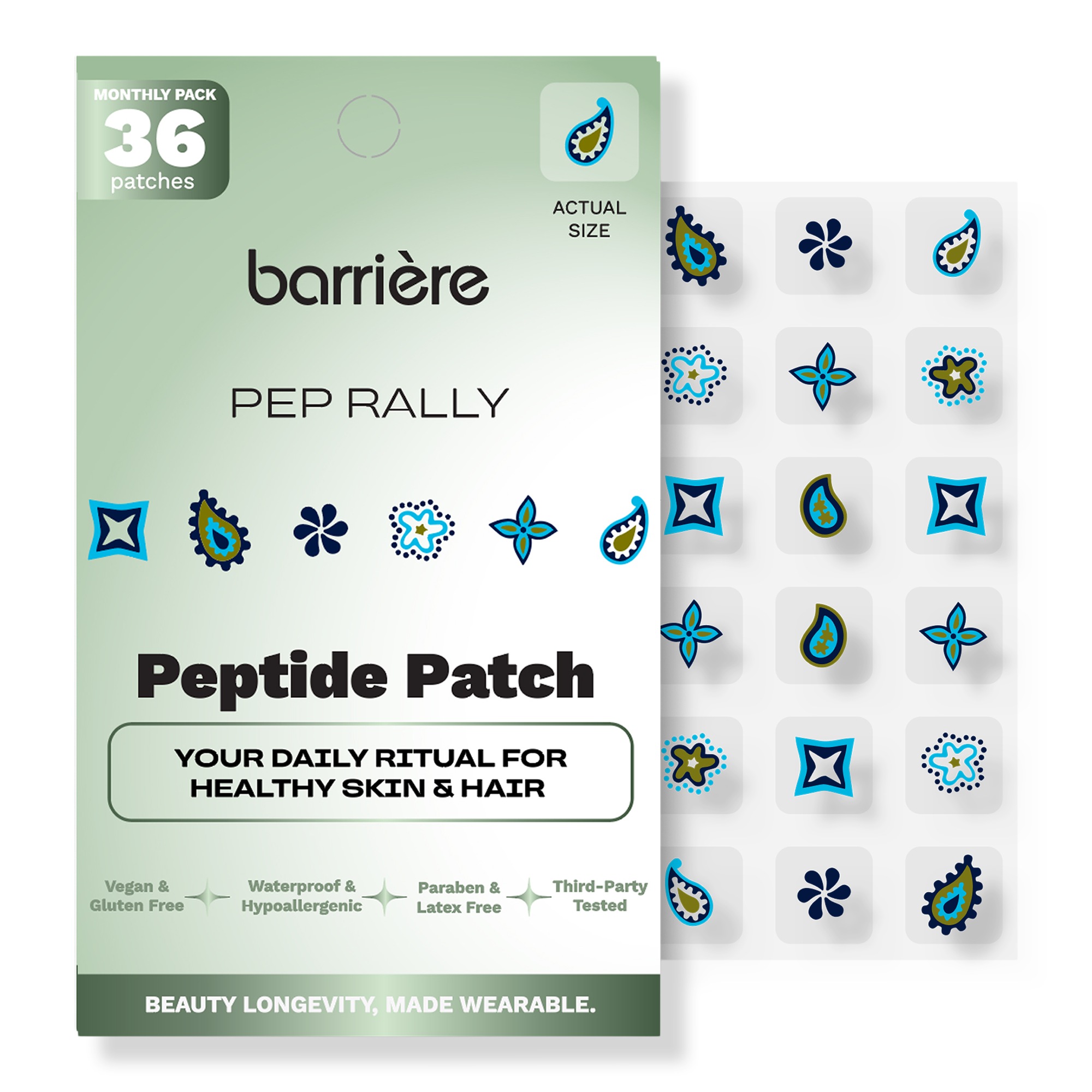 Barrière Pep Rally Peptide Patch #1