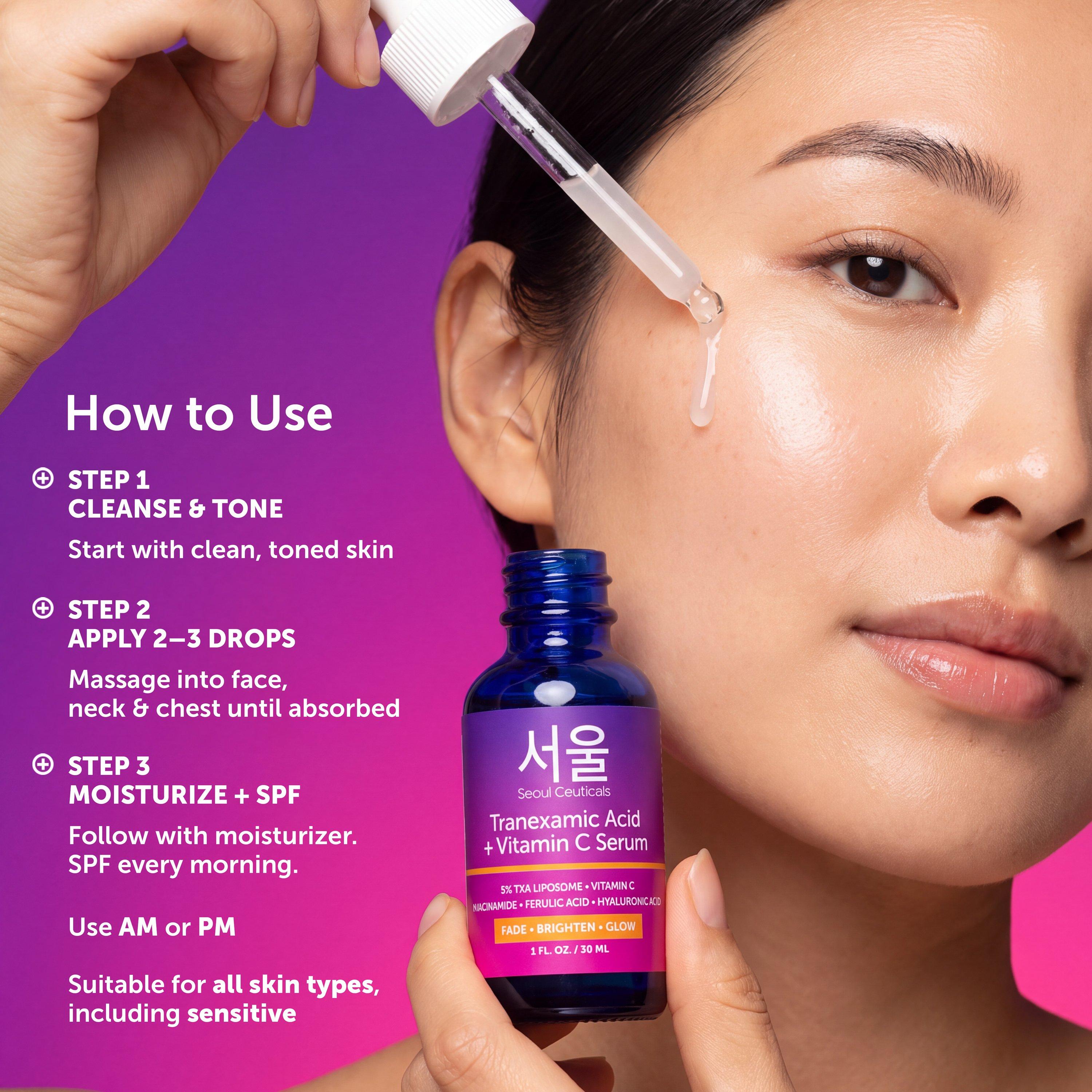 Seoul Ceuticals Tranexamic Acid + Vitamin C Serum — фото 4