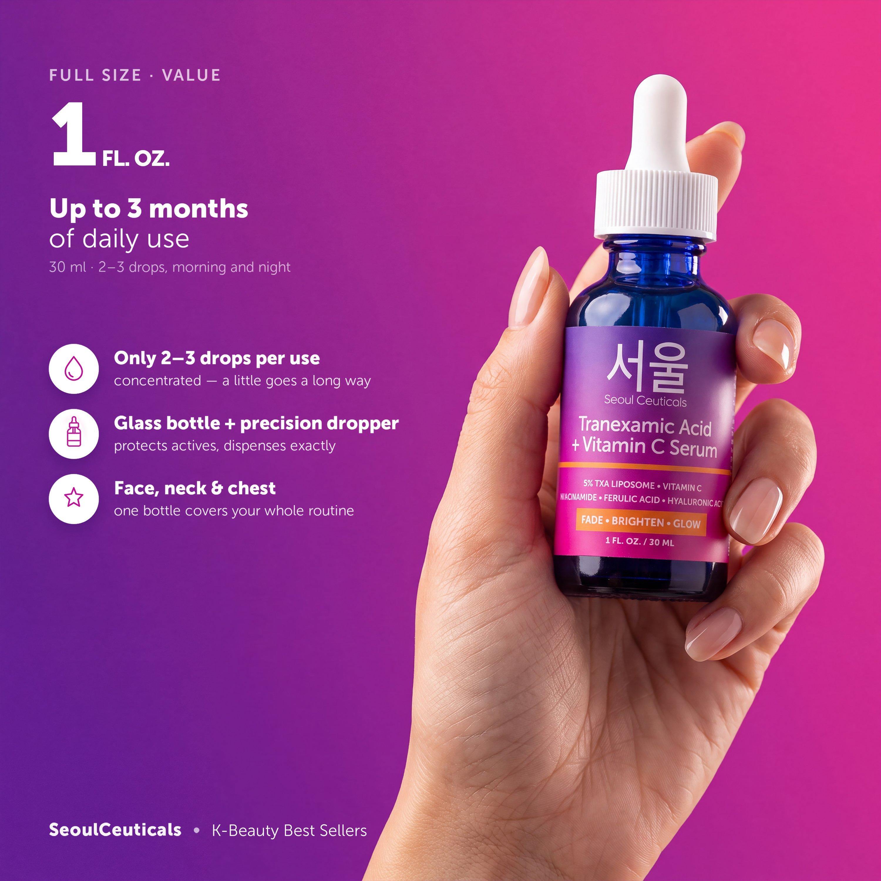 Seoul Ceuticals Tranexamic Acid + Vitamin C Serum — фото 7
