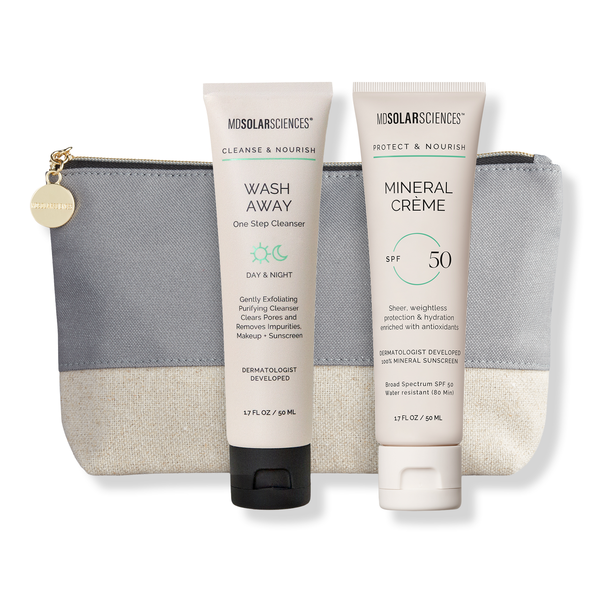 MDSolarSciences Sensitive Skin Bundle - Mineral SPF & Gentle Facial Cleanser #1