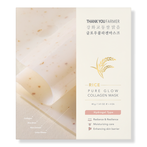 Thank You Farmer Rice Pure Glow Collagen Mask #1
