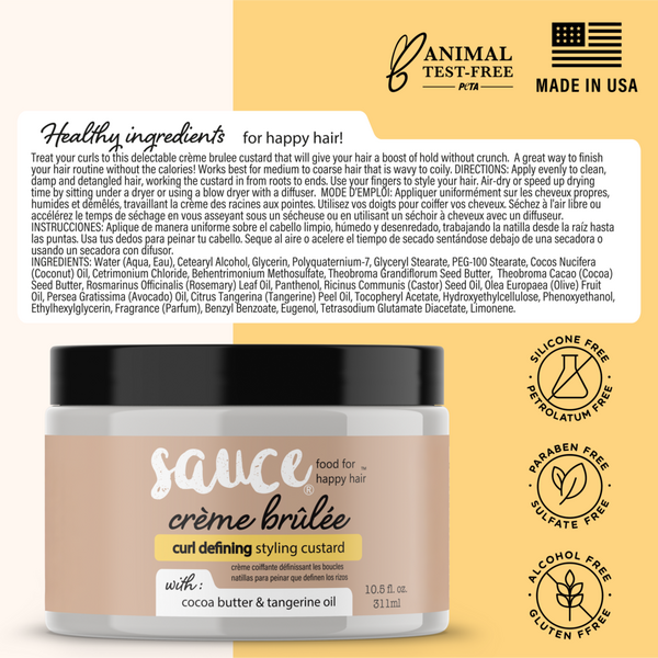 Sauce Beauty Banana Crème Brulee Curl Custard #2