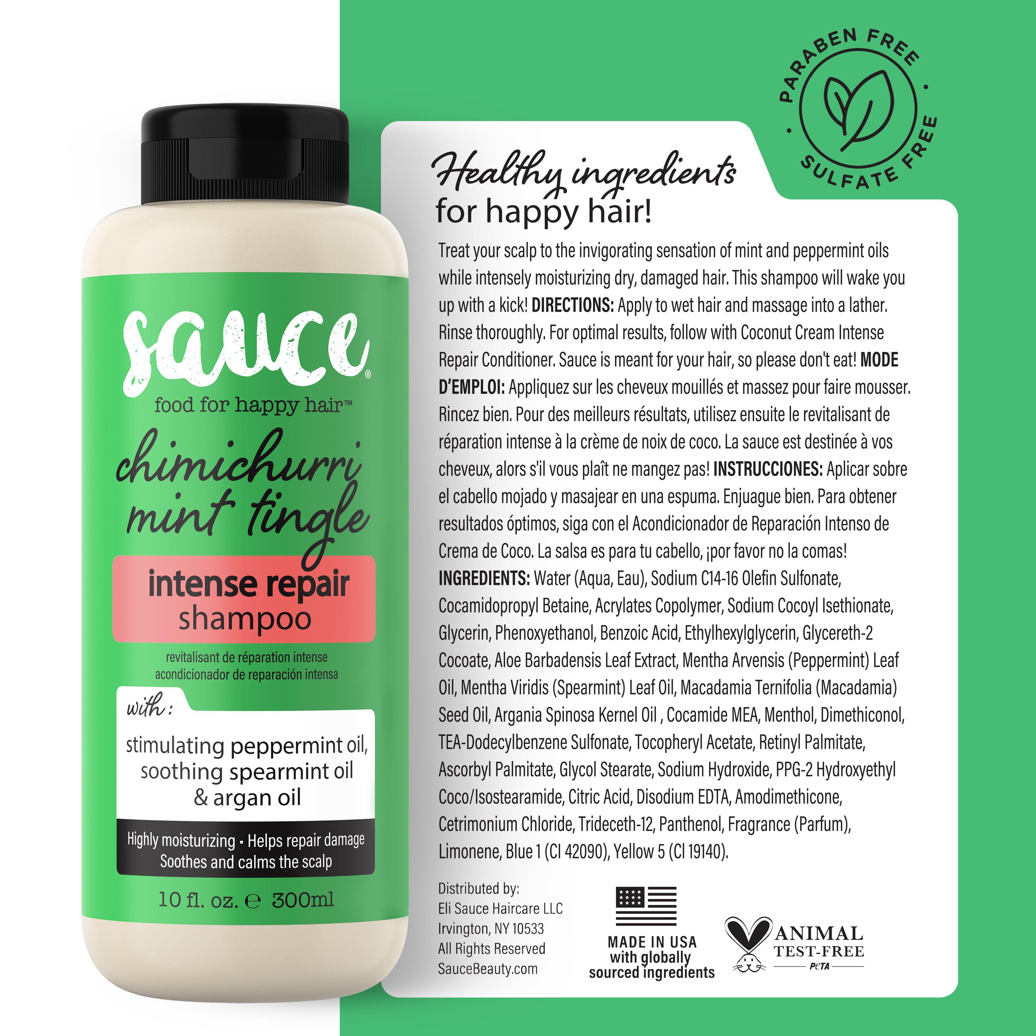 Шампунь для интенсивного восстановления Sauce Beauty Chimichurri Mint Tingle — фото 2