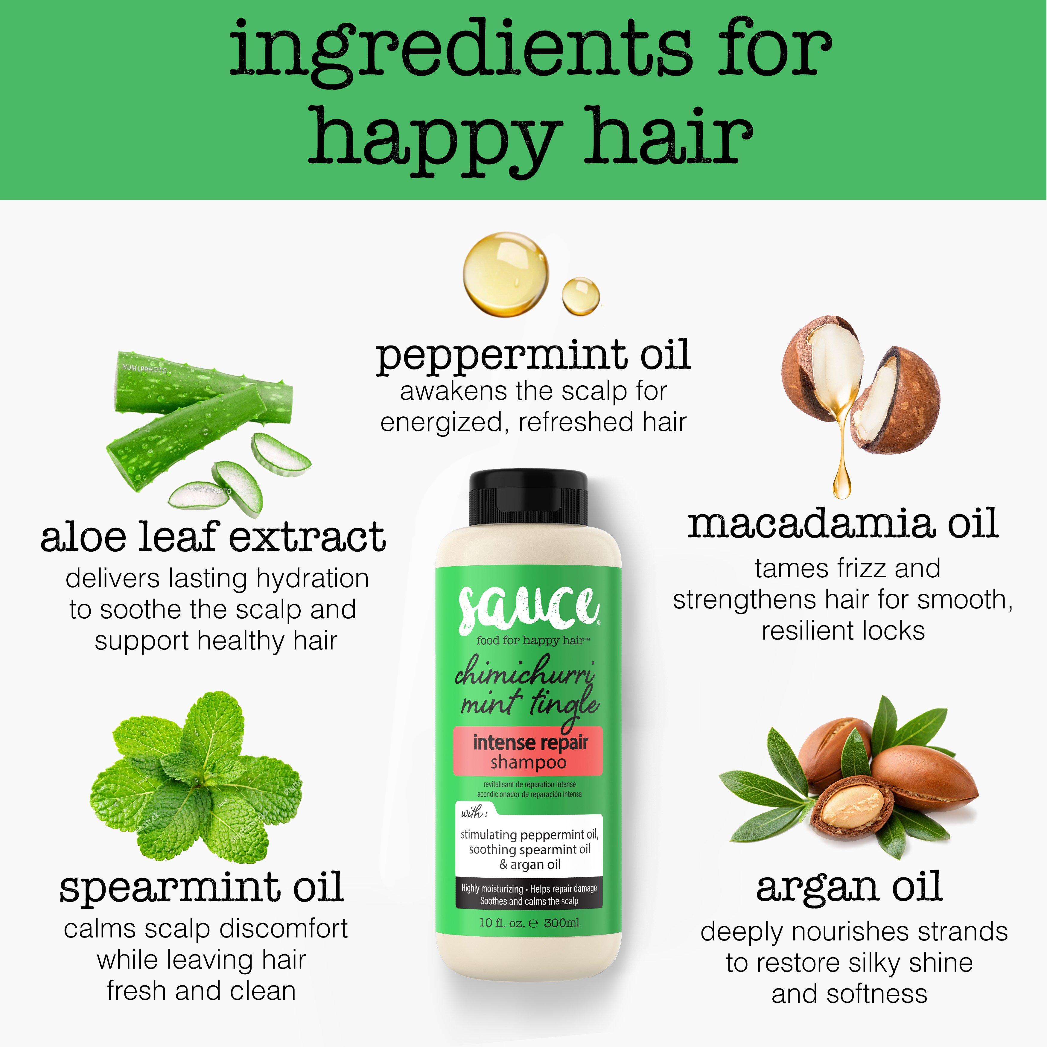 Шампунь для интенсивного восстановления Sauce Beauty Chimichurri Mint Tingle — фото 4