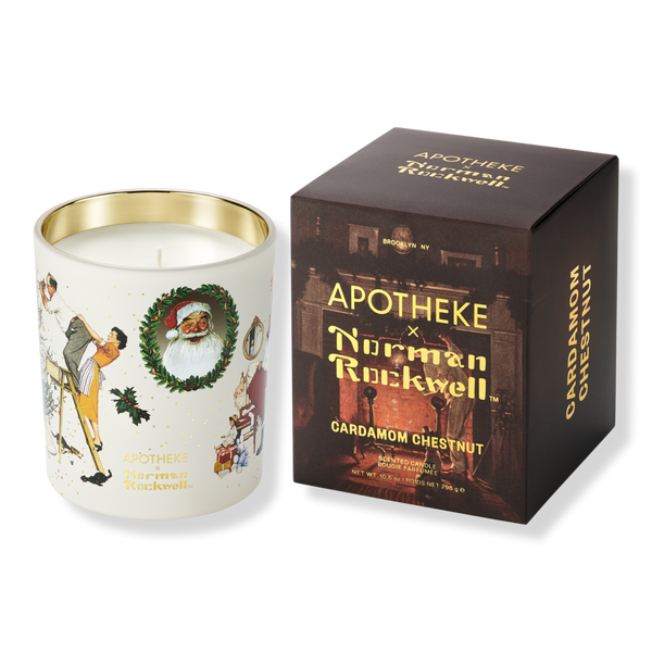 APOTHEKE Cardamom Chestnut Norman Rockwell Scented Candle #1