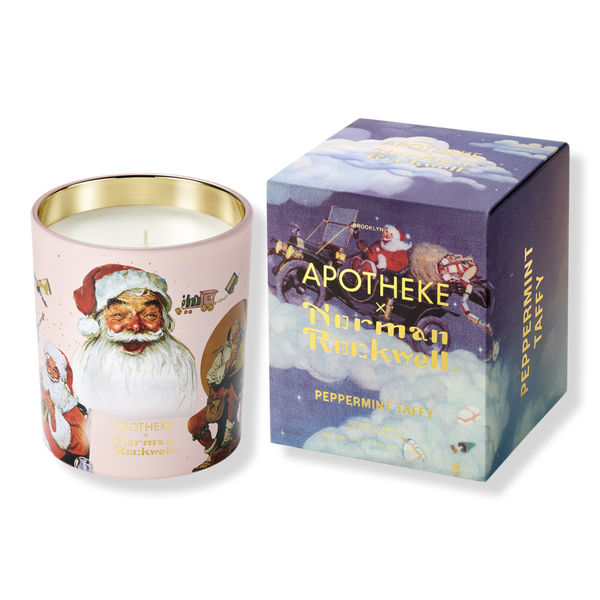APOTHEKE Peppermint Taffy Norman Rockwell Scented Candle #1