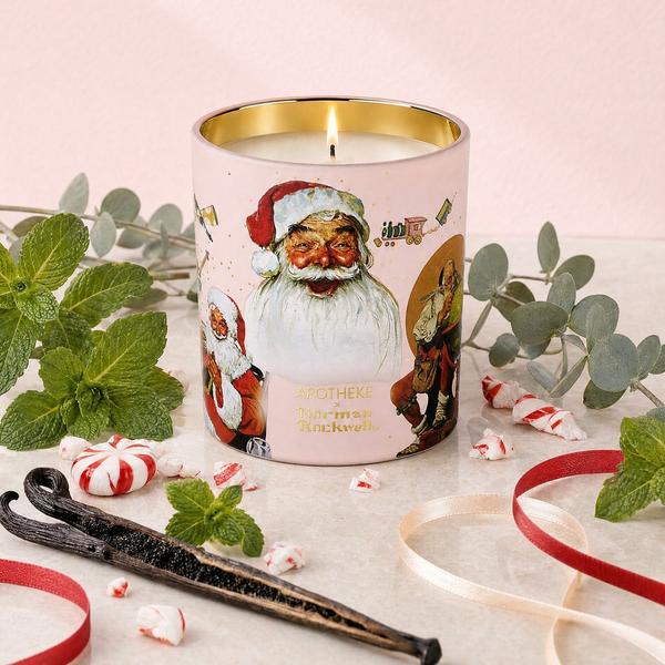 APOTHEKE Peppermint Taffy Norman Rockwell Scented Candle #2