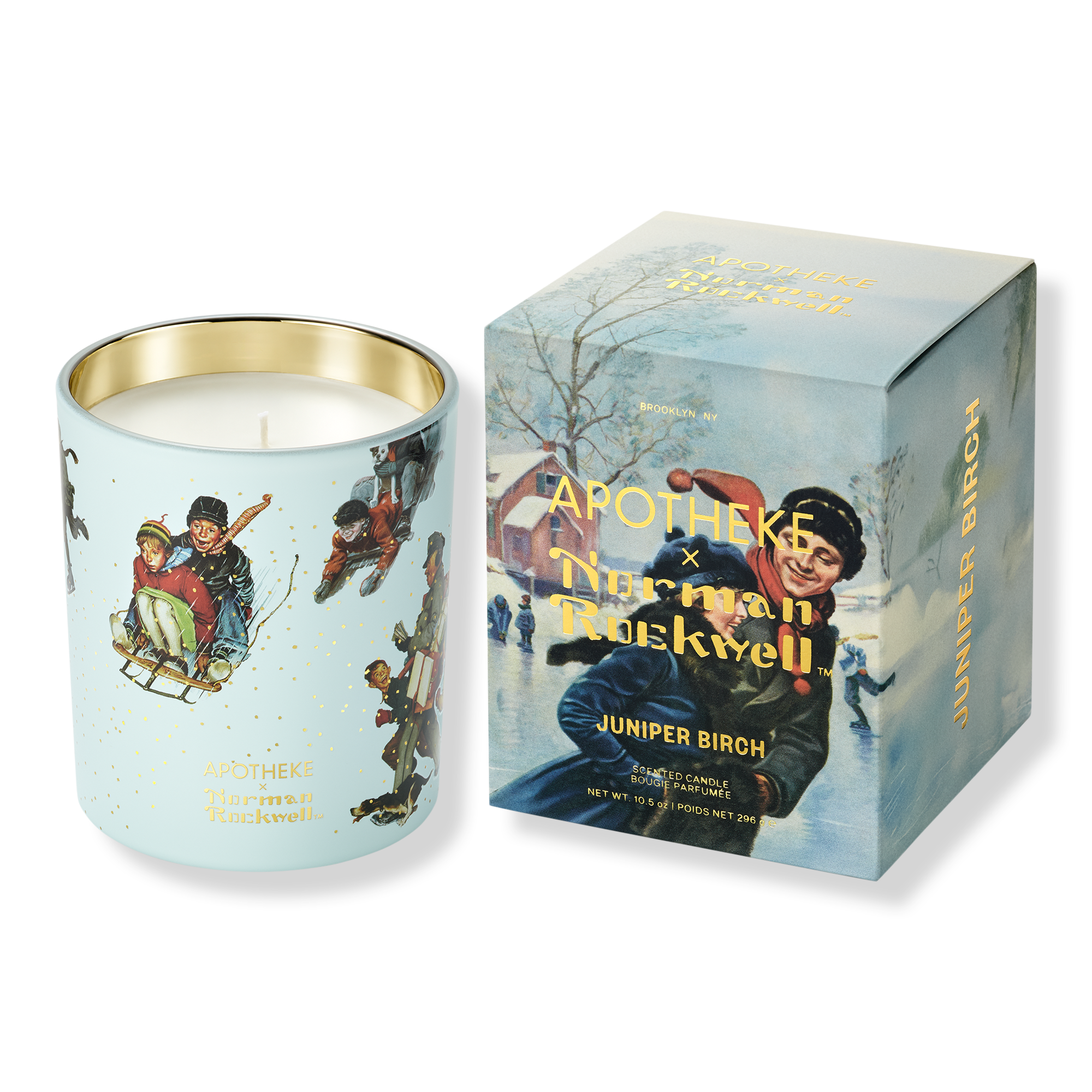 APOTHEKE Juniper Birch Norman Rockwell Scented Candle #1