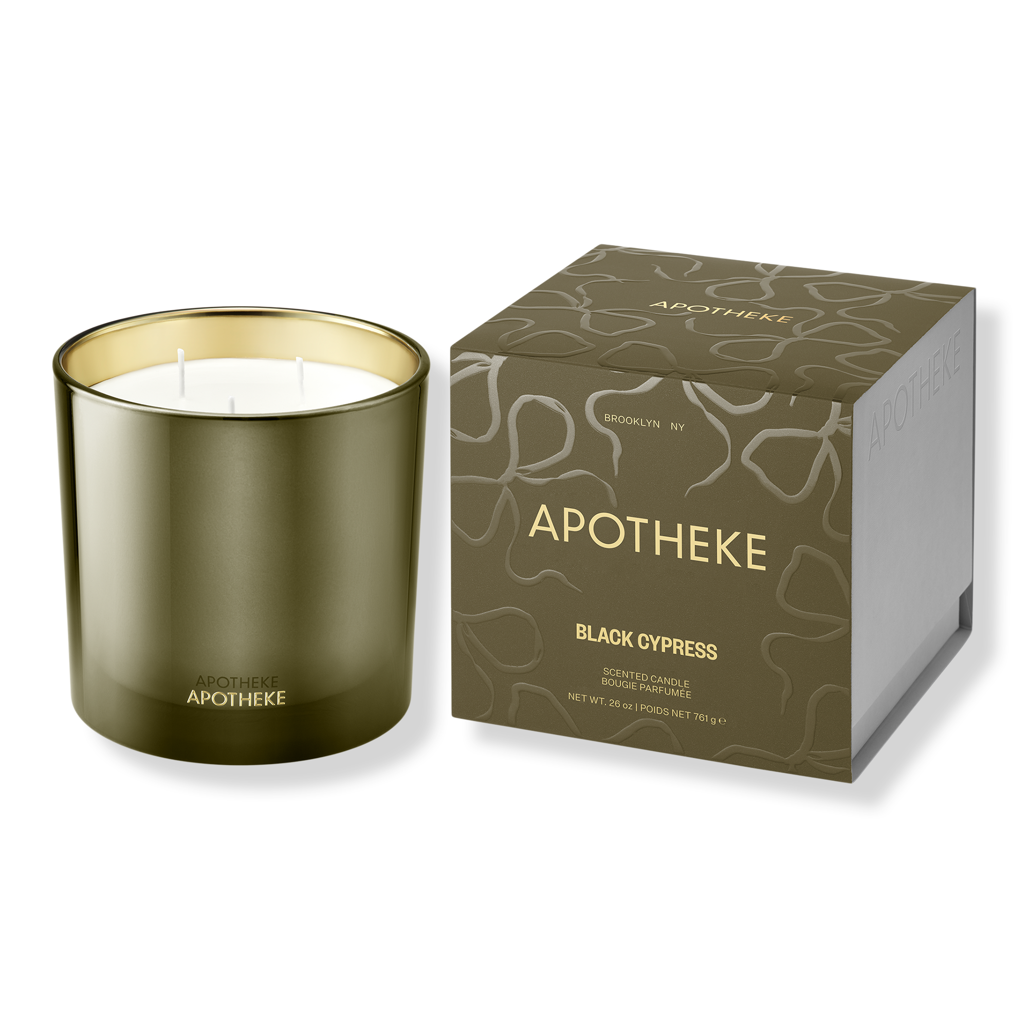 APOTHEKE Black Cypress Scented Candle #1