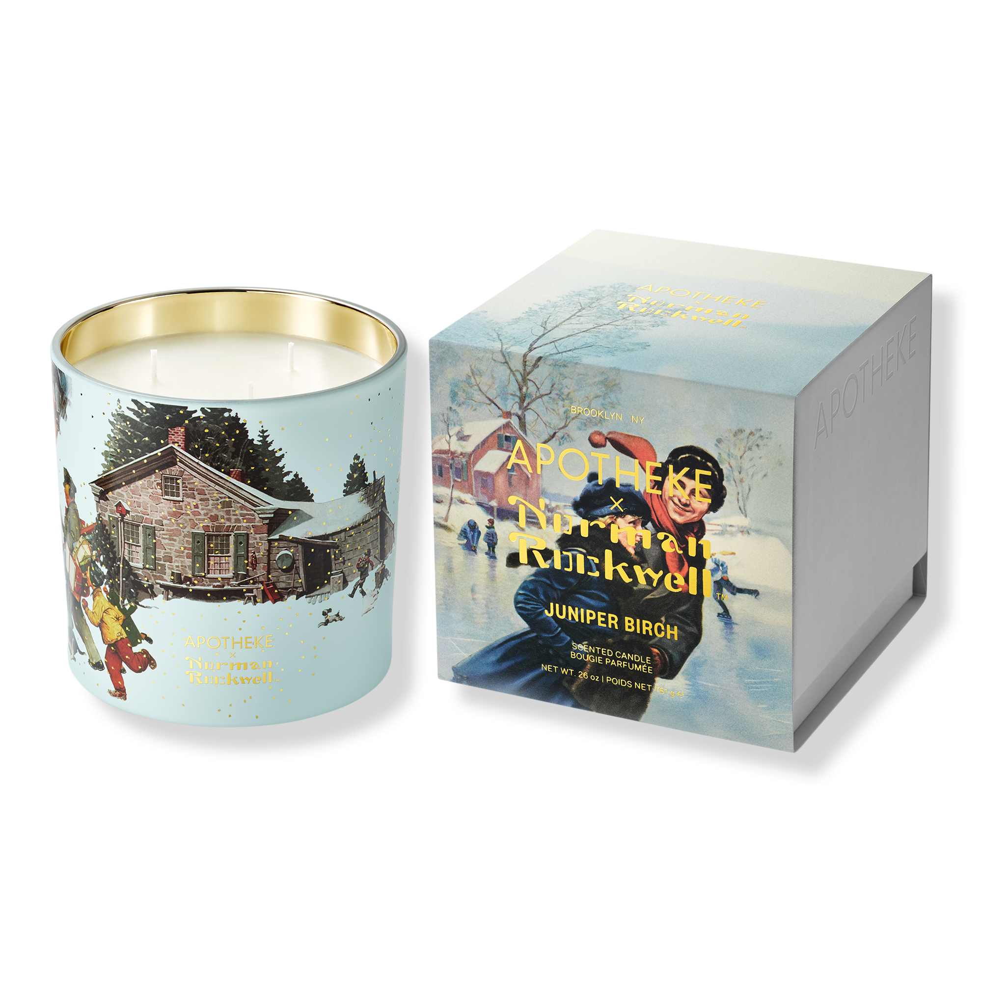 APOTHEKE Juniper Birch Norman Rockwell Scented Candle #1