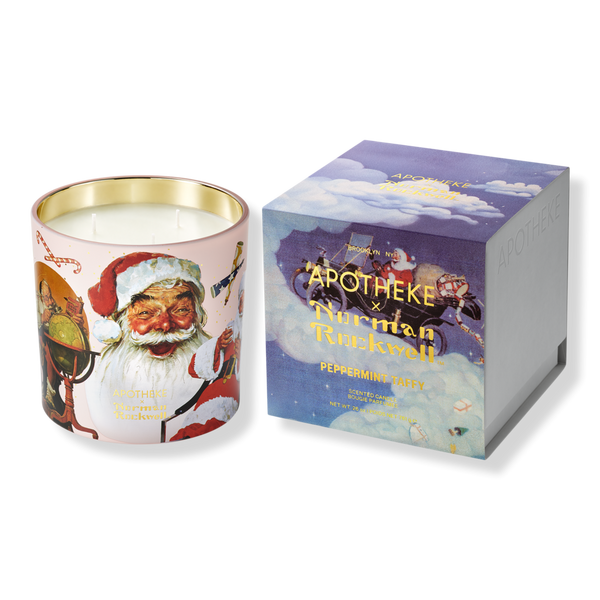 APOTHEKE Peppermint Taffy Norman Rockwell Scented Candle #1