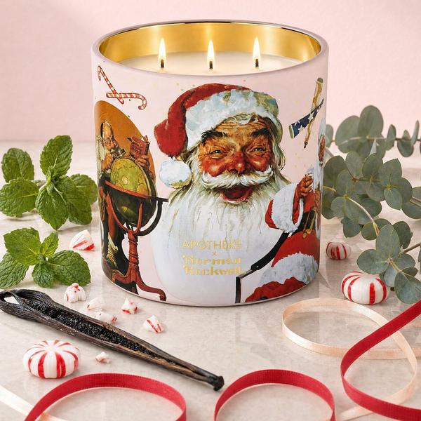 APOTHEKE Peppermint Taffy Norman Rockwell Scented Candle #2